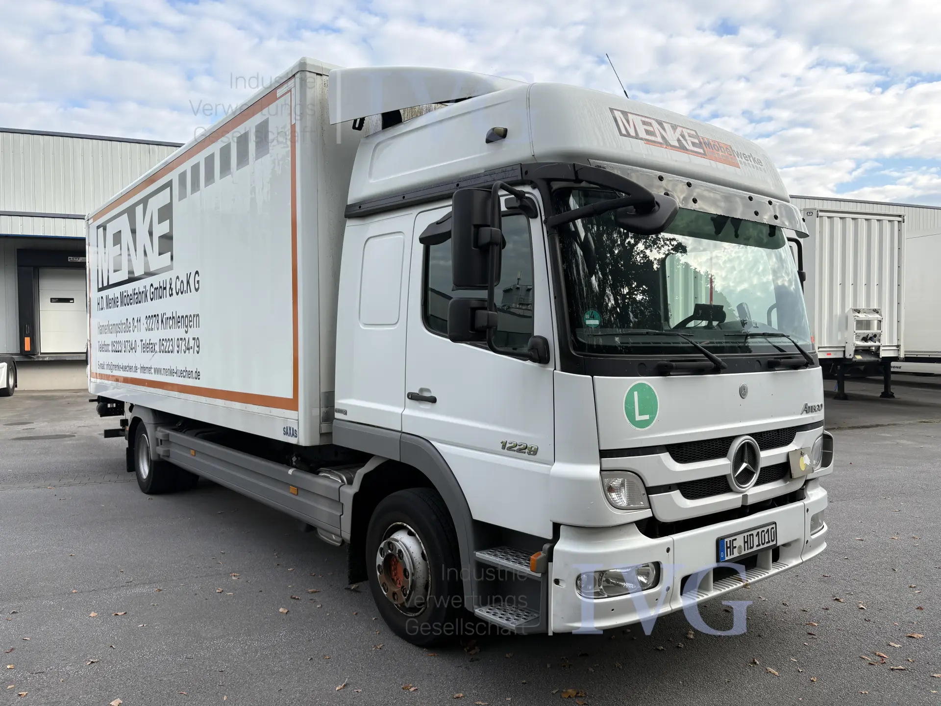 LKW geschlossener Kasten DAIMLER Atego 1229 L – foto 3 – kavel bij IVG, Rödinghausen