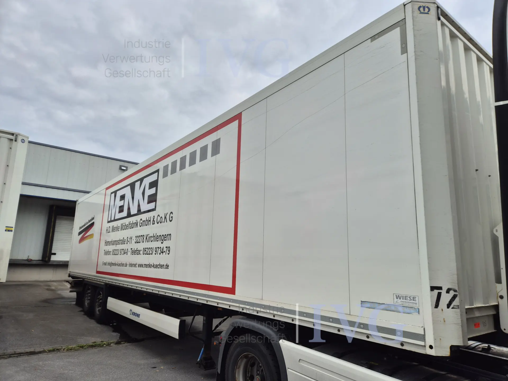 Anhänger > 10 t DA geschlossener Kasten KRONE N/A – foto 5 – kavel bij IVG, Rödinghausen