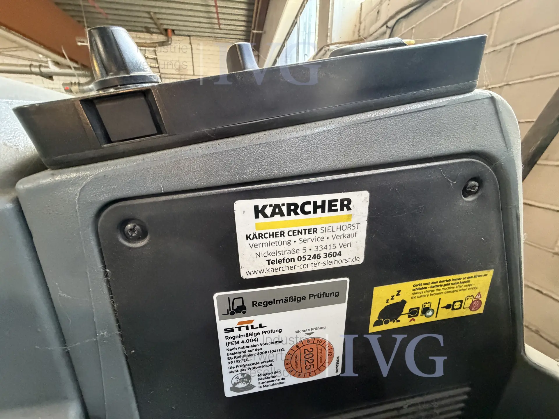 Aufsitzkehrmaschine KÄRCHER Professional B150R – foto 5 – kavel bij IVG, Rödinghausen