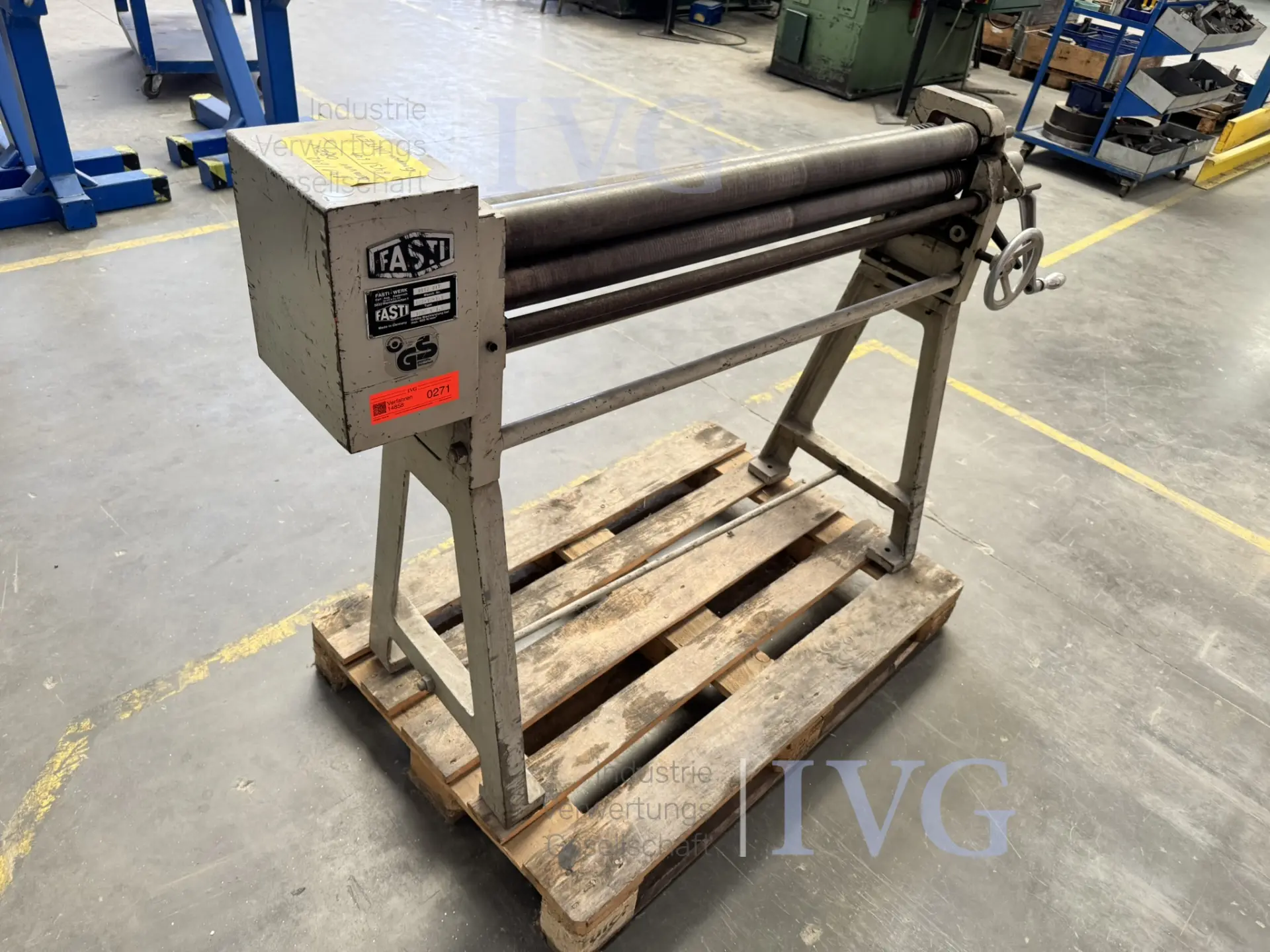 Rollbiegemaschine FASTI 102-10-1.5 – kavel bij IVG, Gaimersheim