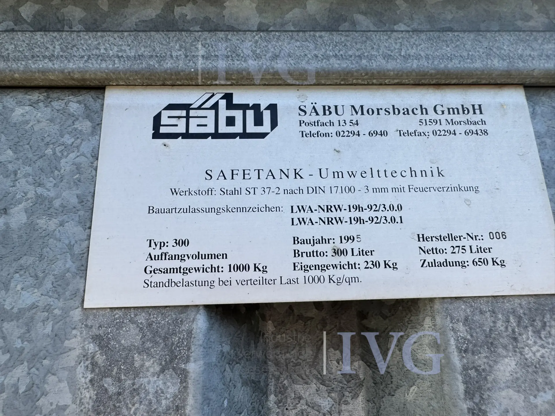 Materialcontainer FLADAFI – foto 2 – kavel bij IVG, Gaimersheim