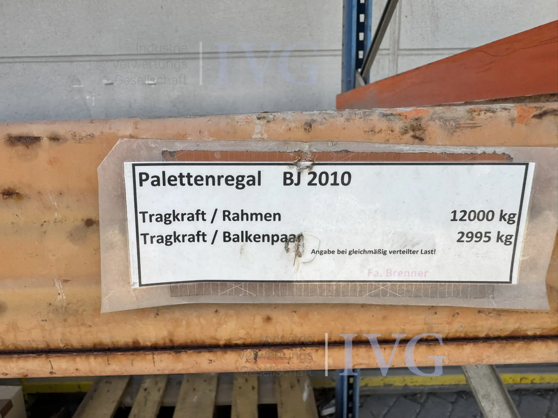 Schwerlastregal – foto 3 – kavel bij IVG, Gaimersheim