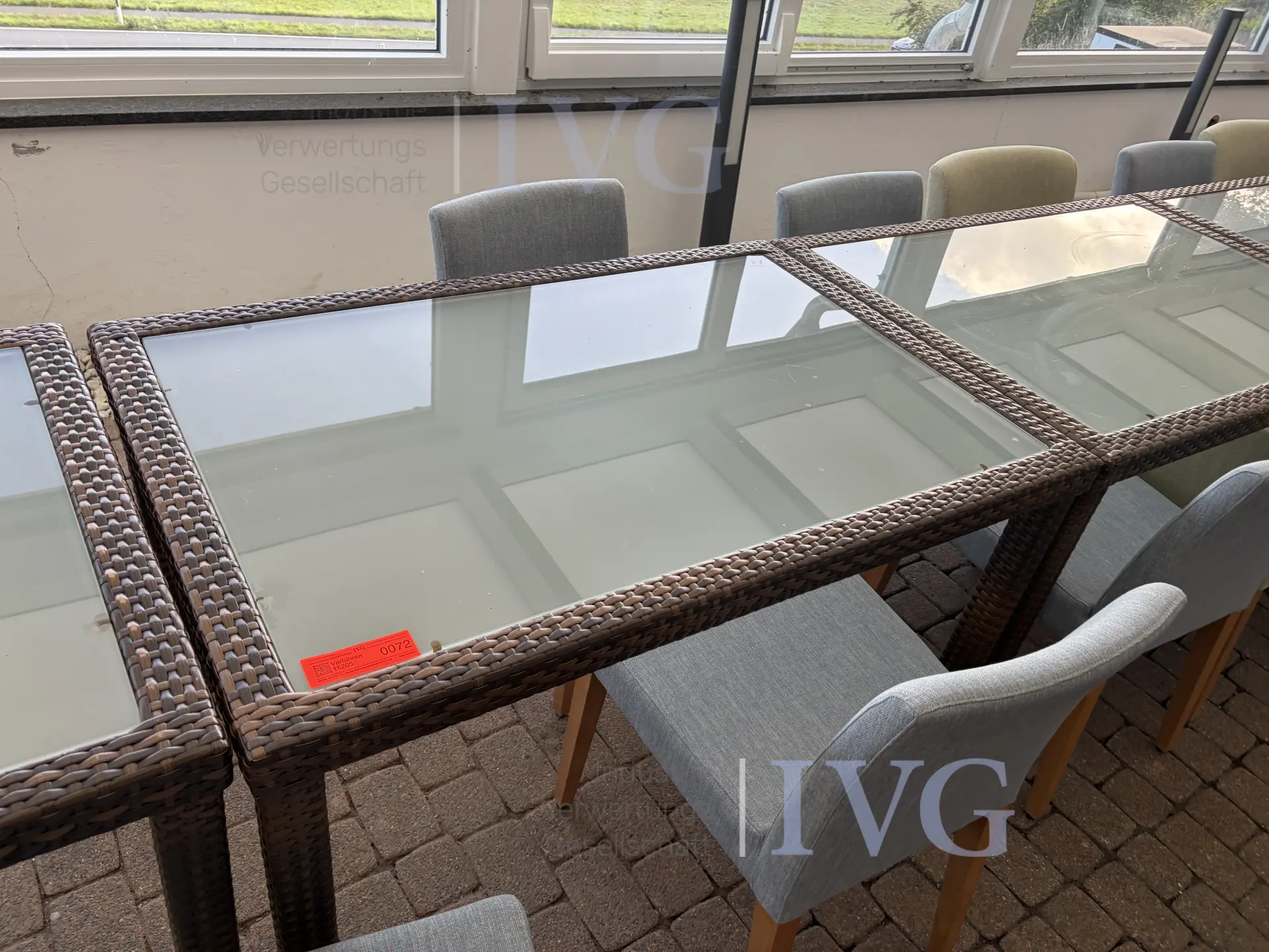 Posten Gartenmöbel (Rattanoptik) – foto 13 – kavel bij IVG, Bad Salzuflen