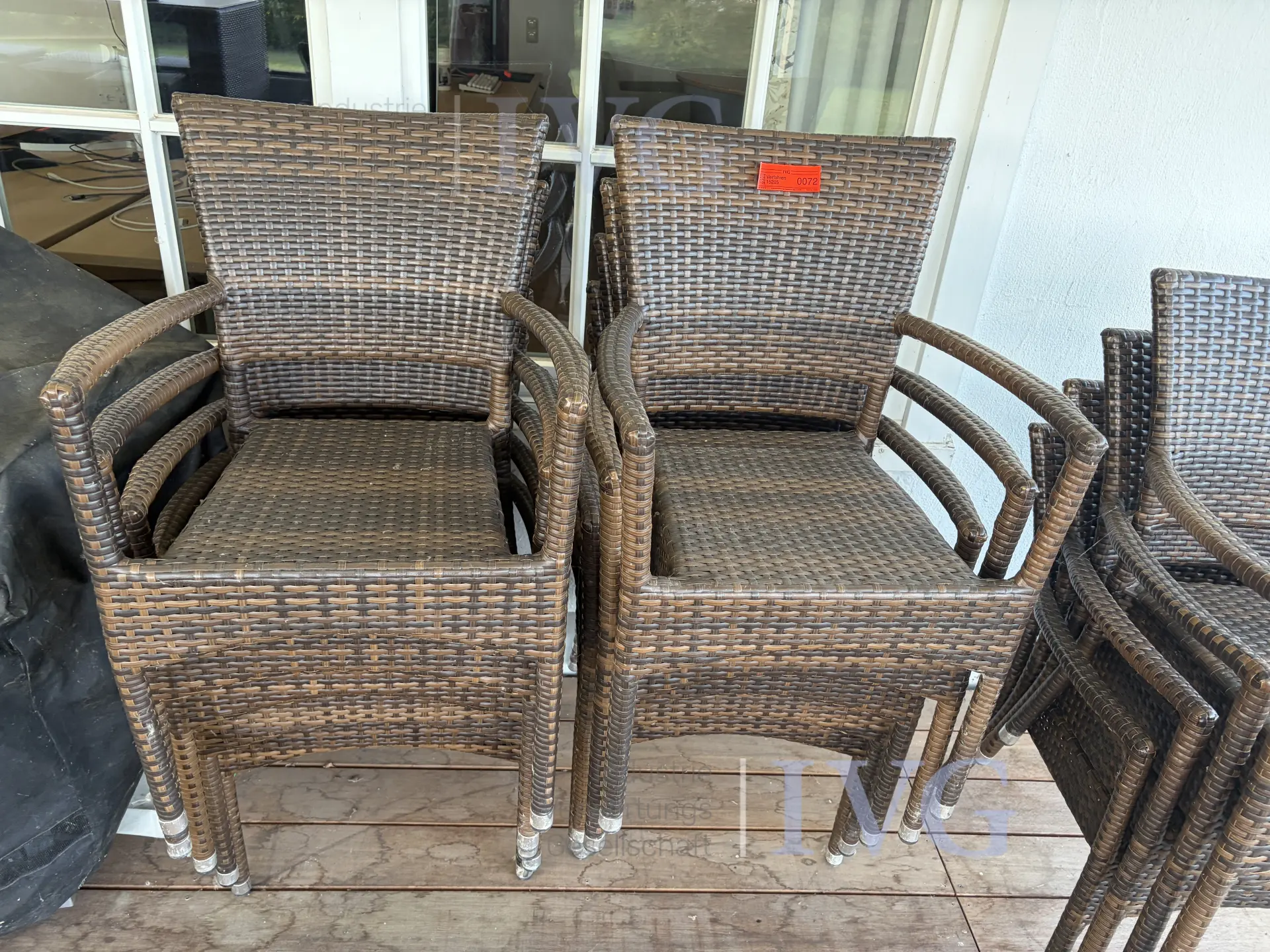 Posten Gartenmöbel (Rattanoptik) – foto 5 – kavel bij IVG, Bad Salzuflen
