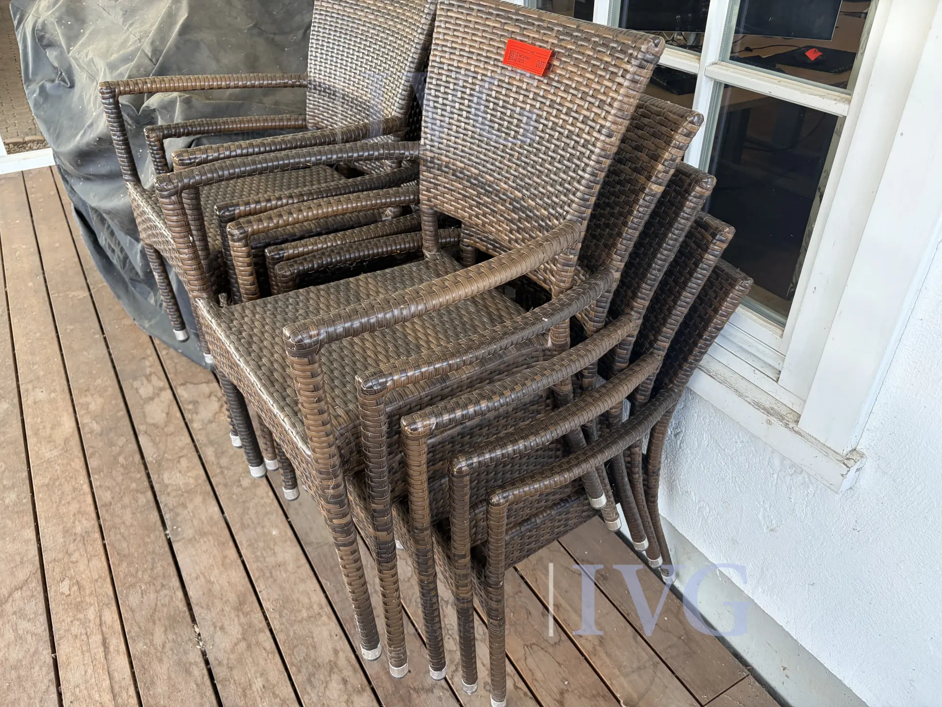 Posten Gartenmöbel (Rattanoptik) – foto 9 – kavel bij IVG, Bad Salzuflen