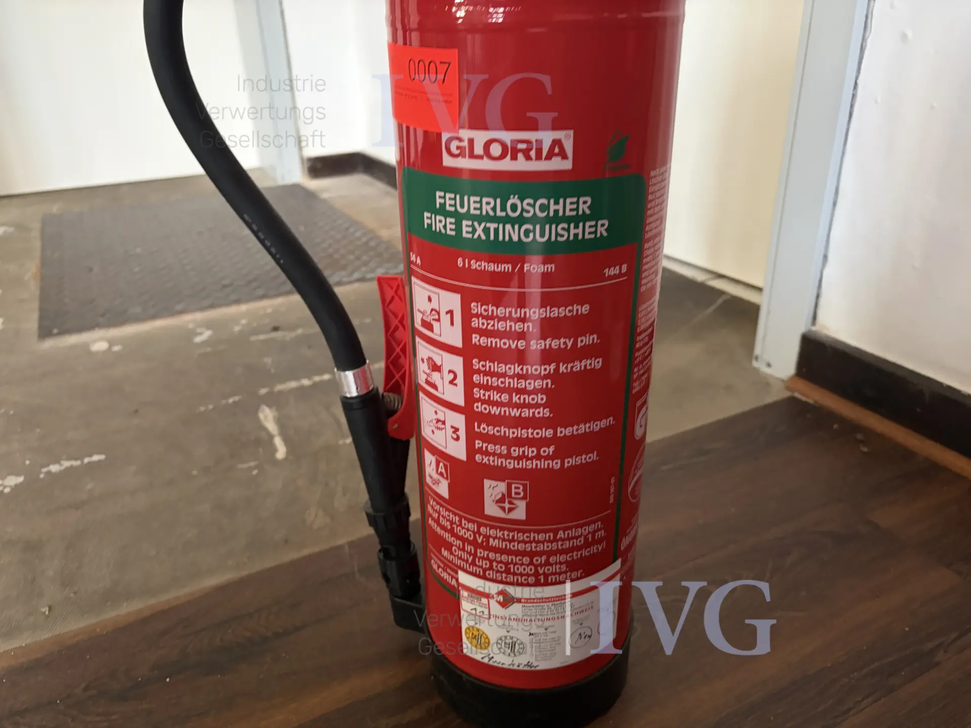 Schuimbrandblusser GLORIA 34A 144B – foto 6 – kavel bij IVG, Bad Salzuflen