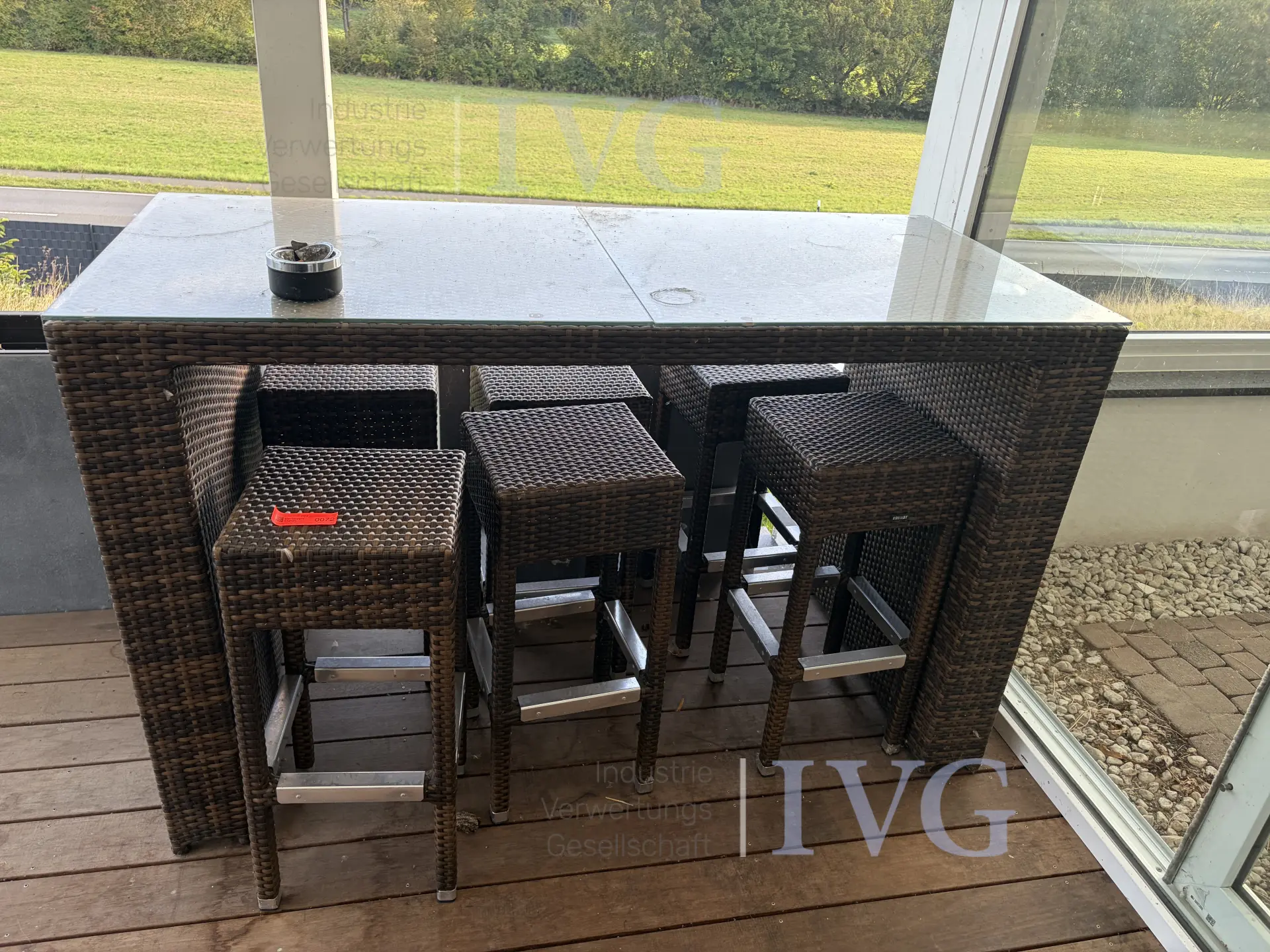 Posten Gartenmöbel (Rattanoptik) – foto 2 – kavel bij IVG, Bad Salzuflen