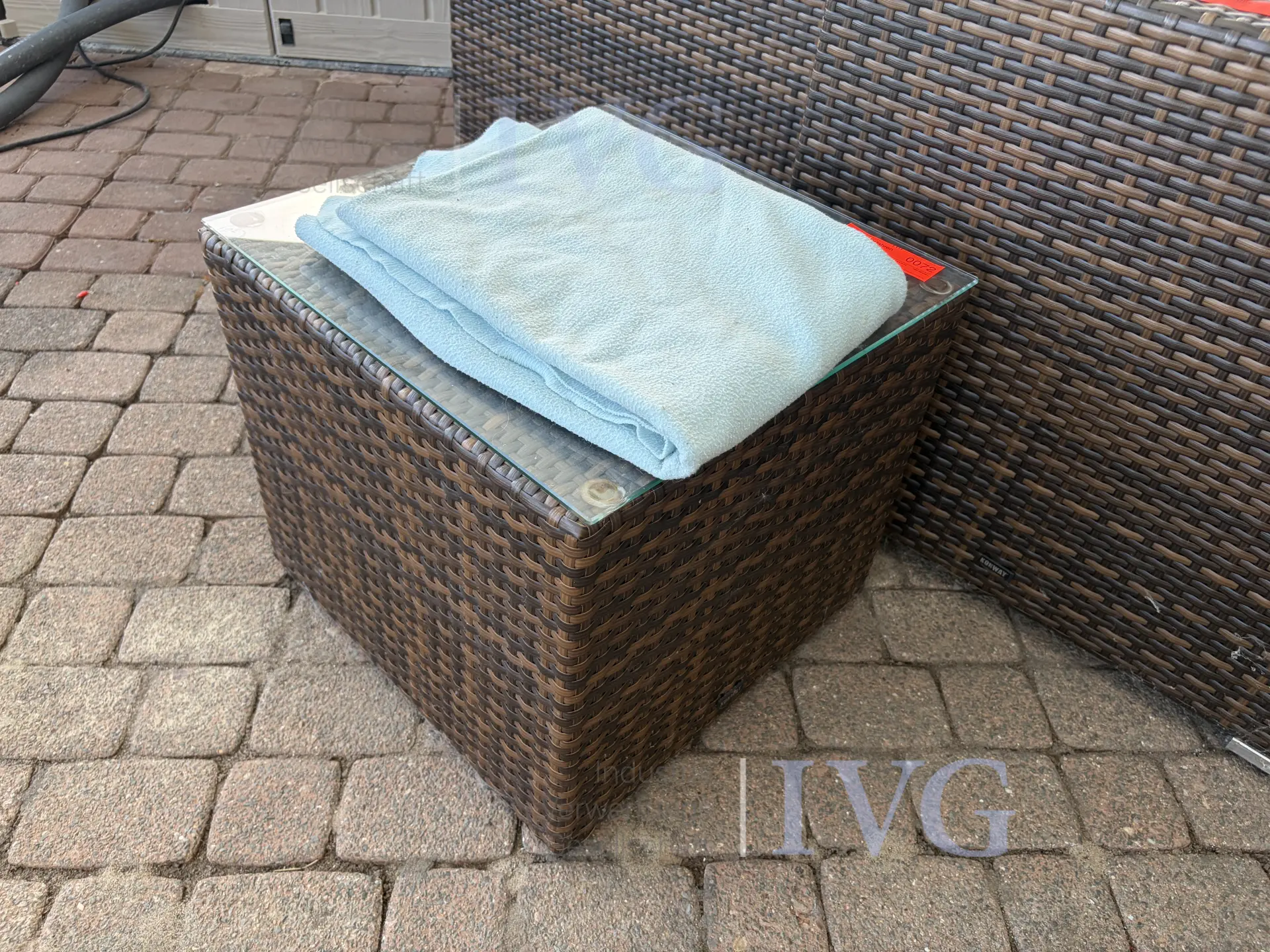 Posten Gartenmöbel (Rattanoptik) – foto 23 – kavel bij IVG, Bad Salzuflen