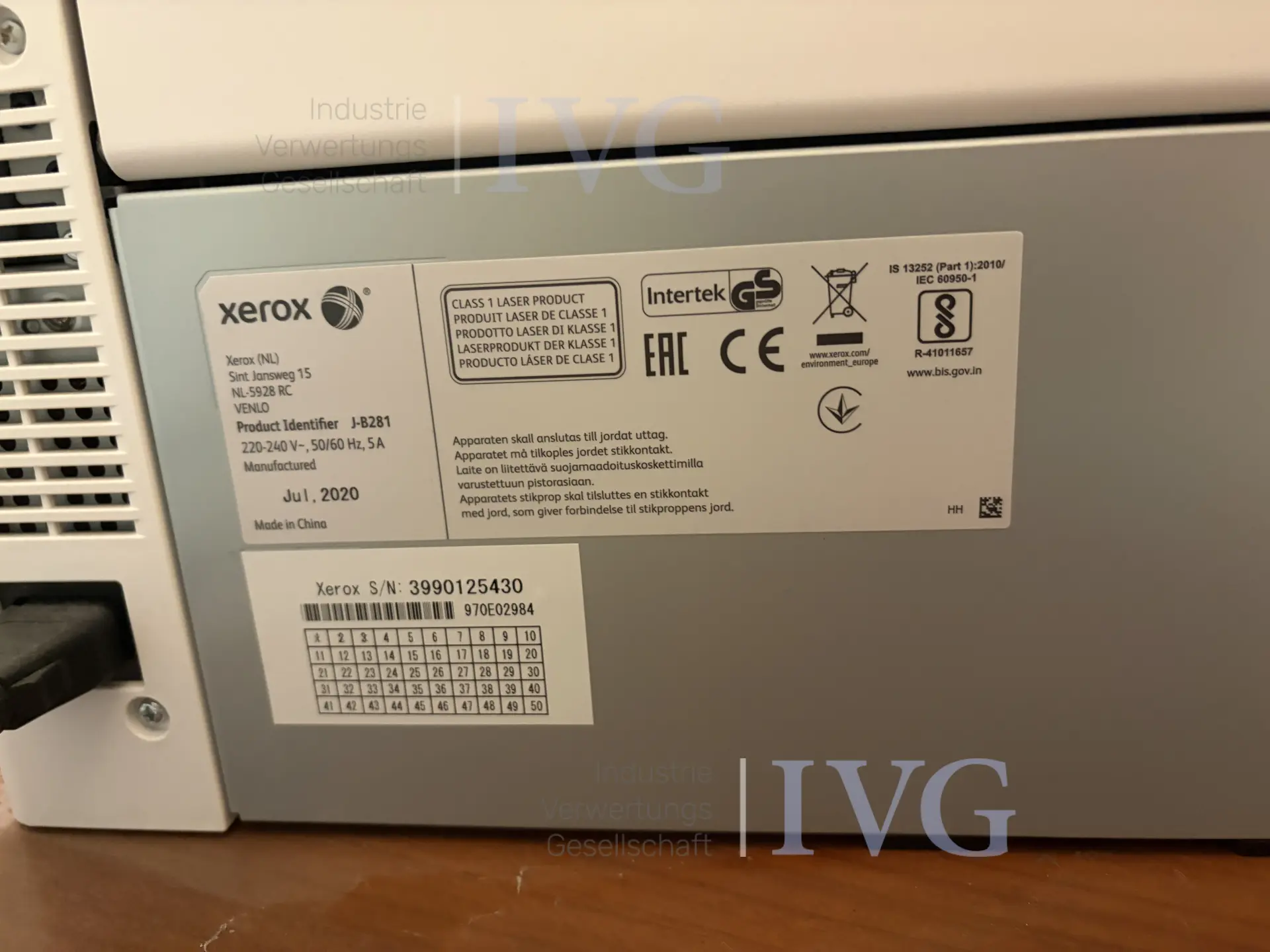 Multifunktionsgerät XEROX VersaLink C405 – foto 9 – kavel bij IVG, Bad Salzuflen