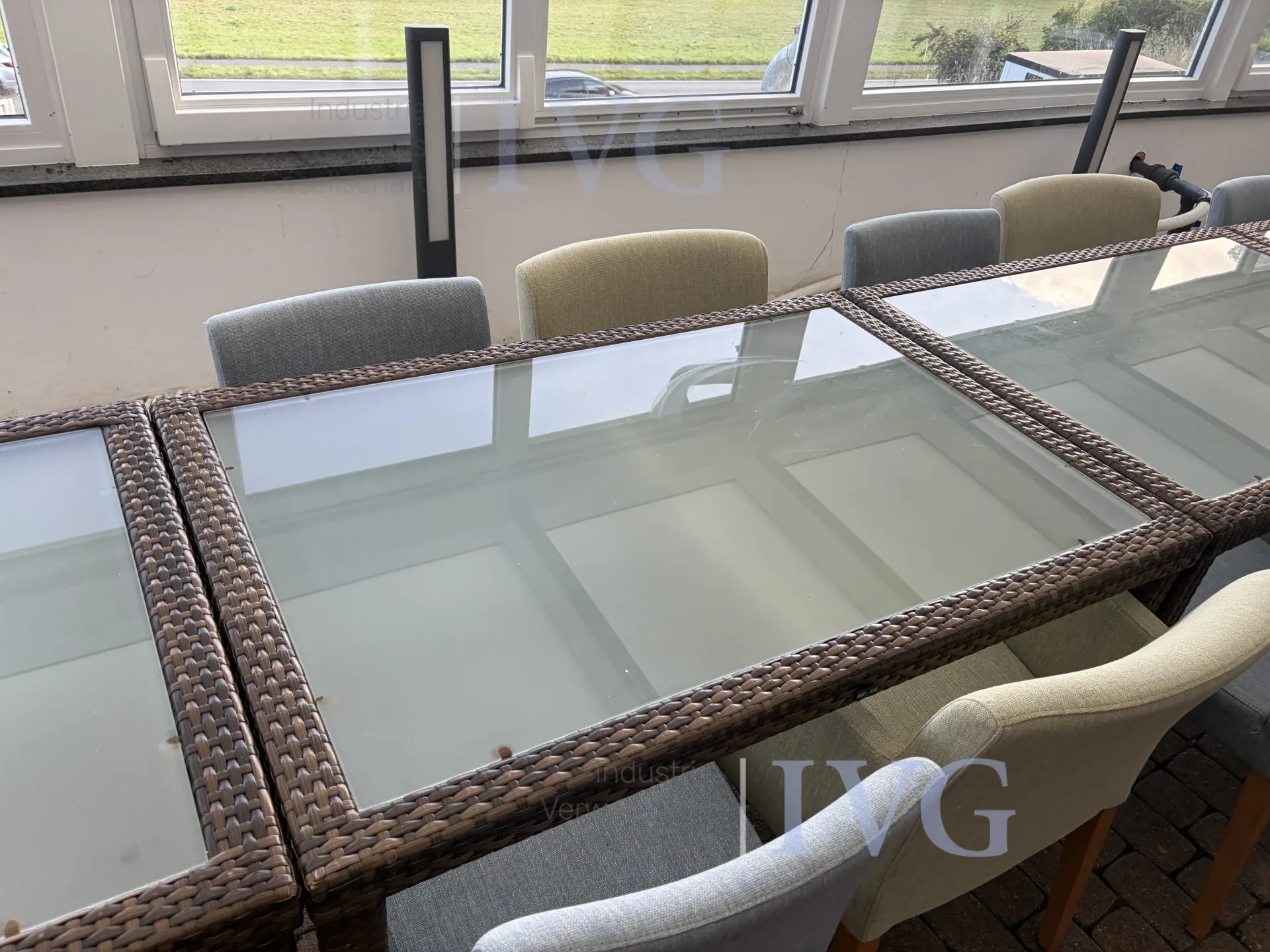 Posten Gartenmöbel (Rattanoptik) – foto 14 – kavel bij IVG, Bad Salzuflen
