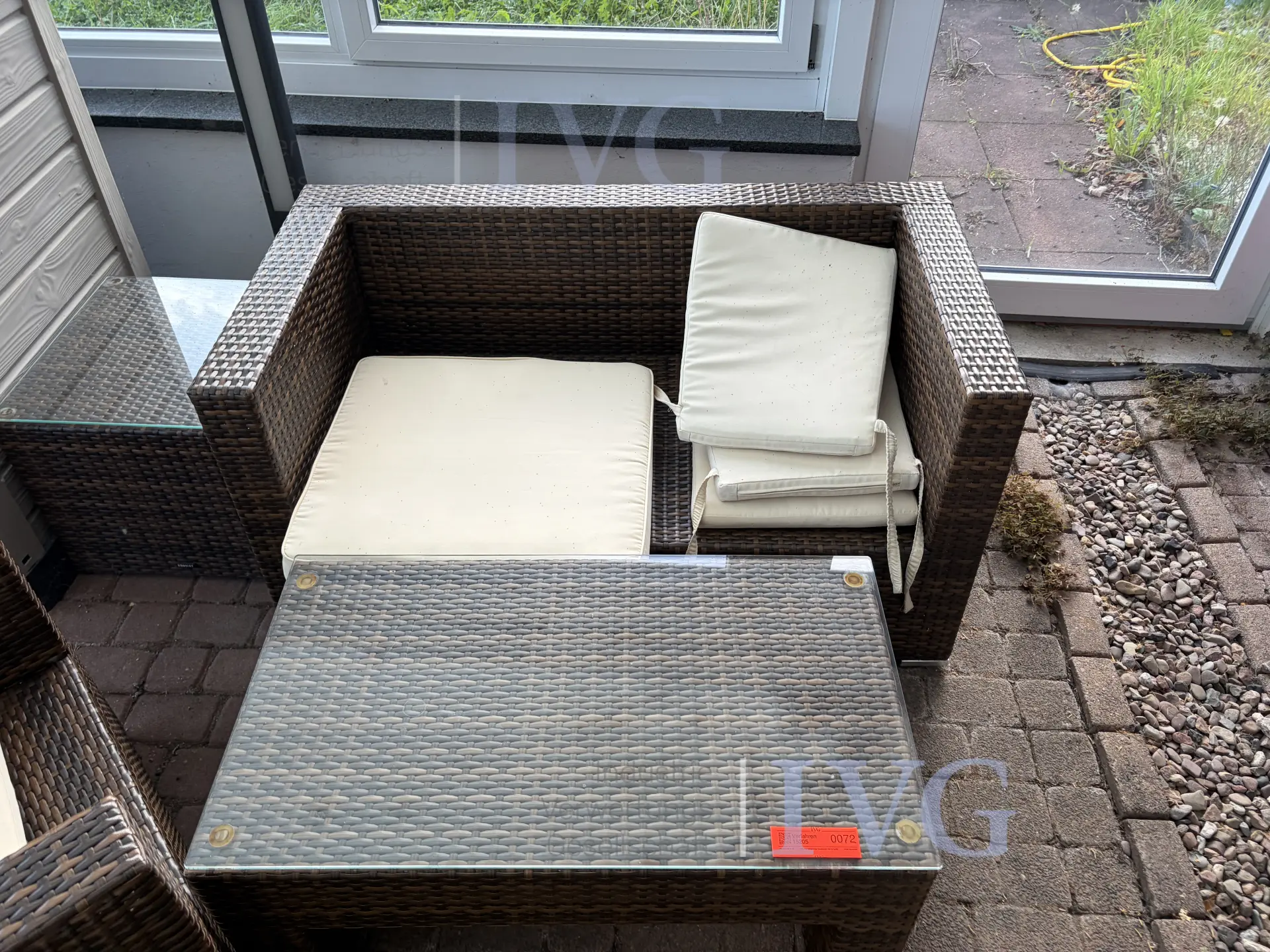 Posten Gartenmöbel (Rattanoptik) – foto 19 – kavel bij IVG, Bad Salzuflen