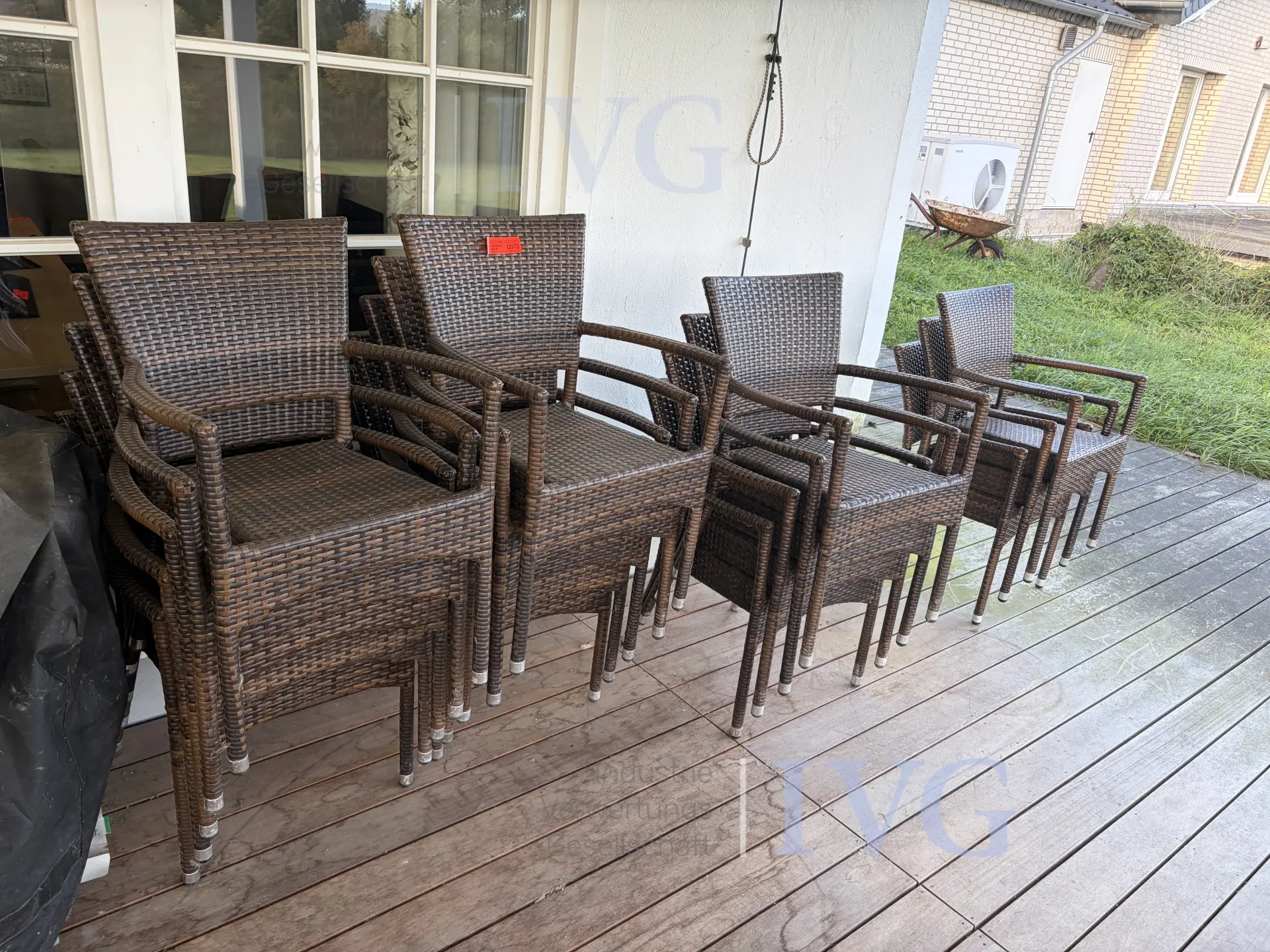 Posten Gartenmöbel (Rattanoptik) – foto 4 – kavel bij IVG, Bad Salzuflen