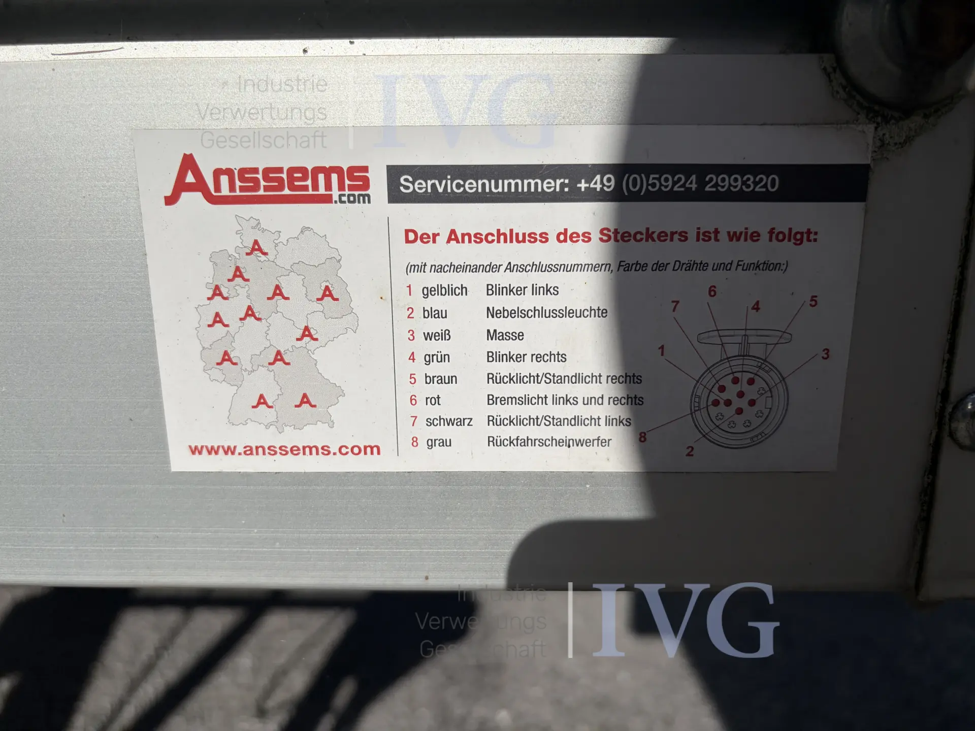 Anhänger DC Plattform ANSSEMS GTT A1 1500 – foto 9 – kavel bij IVG, Bad Salzuflen
