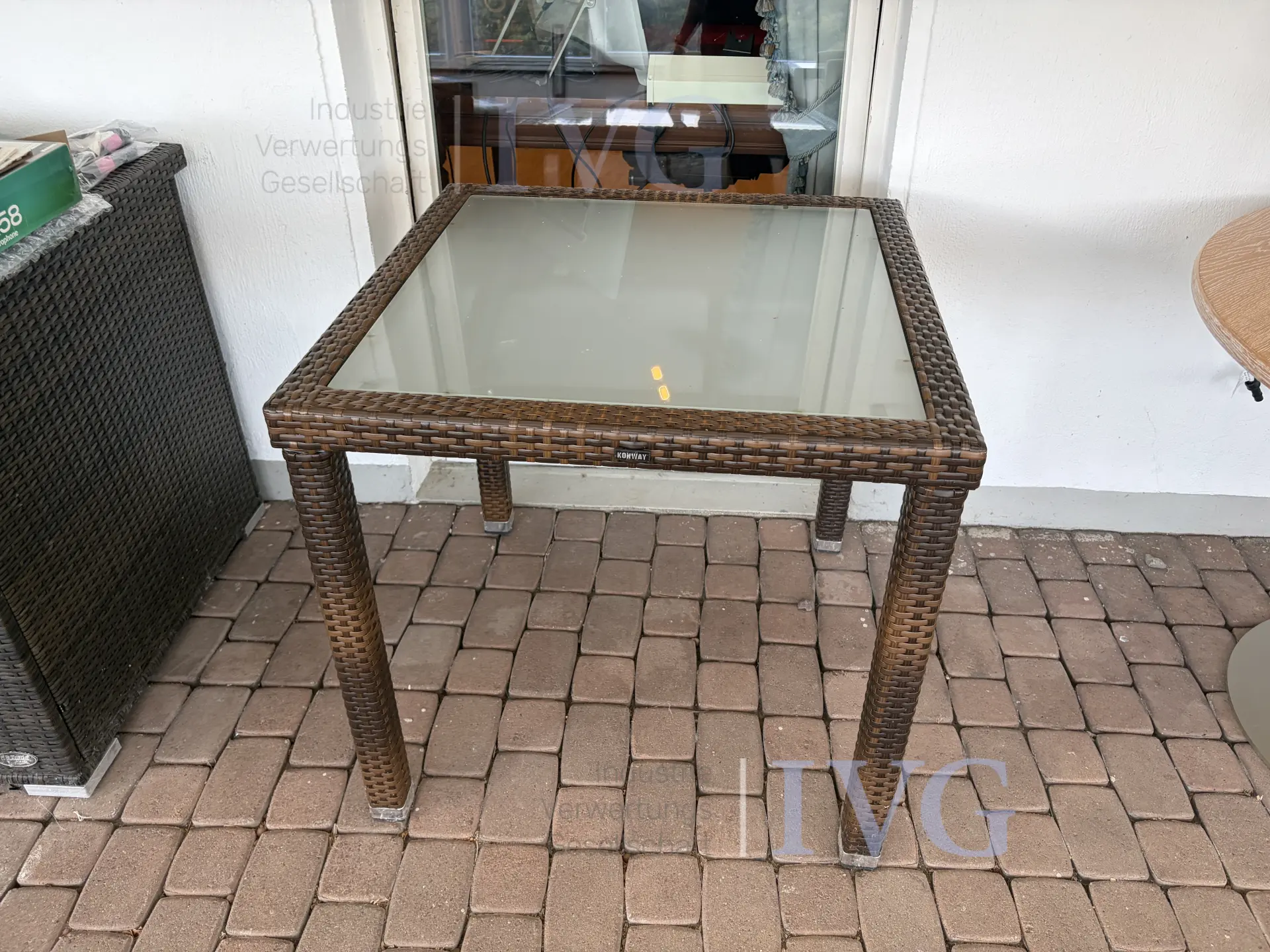 Posten Gartenmöbel (Rattanoptik) – foto 24 – kavel bij IVG, Bad Salzuflen