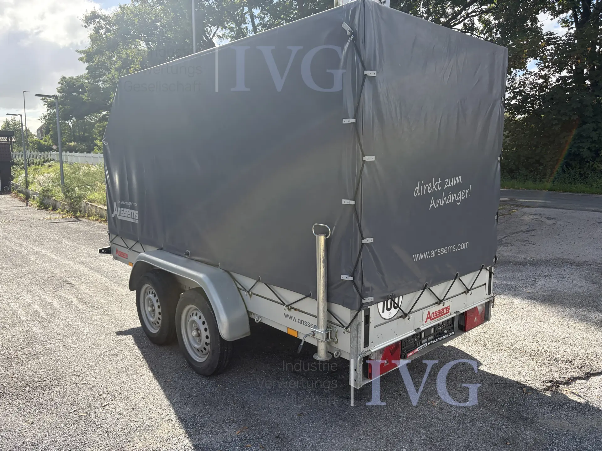 Anhänger DC Plattform ANSSEMS GTT A1 1500 – foto 7 – kavel bij IVG, Bad Salzuflen