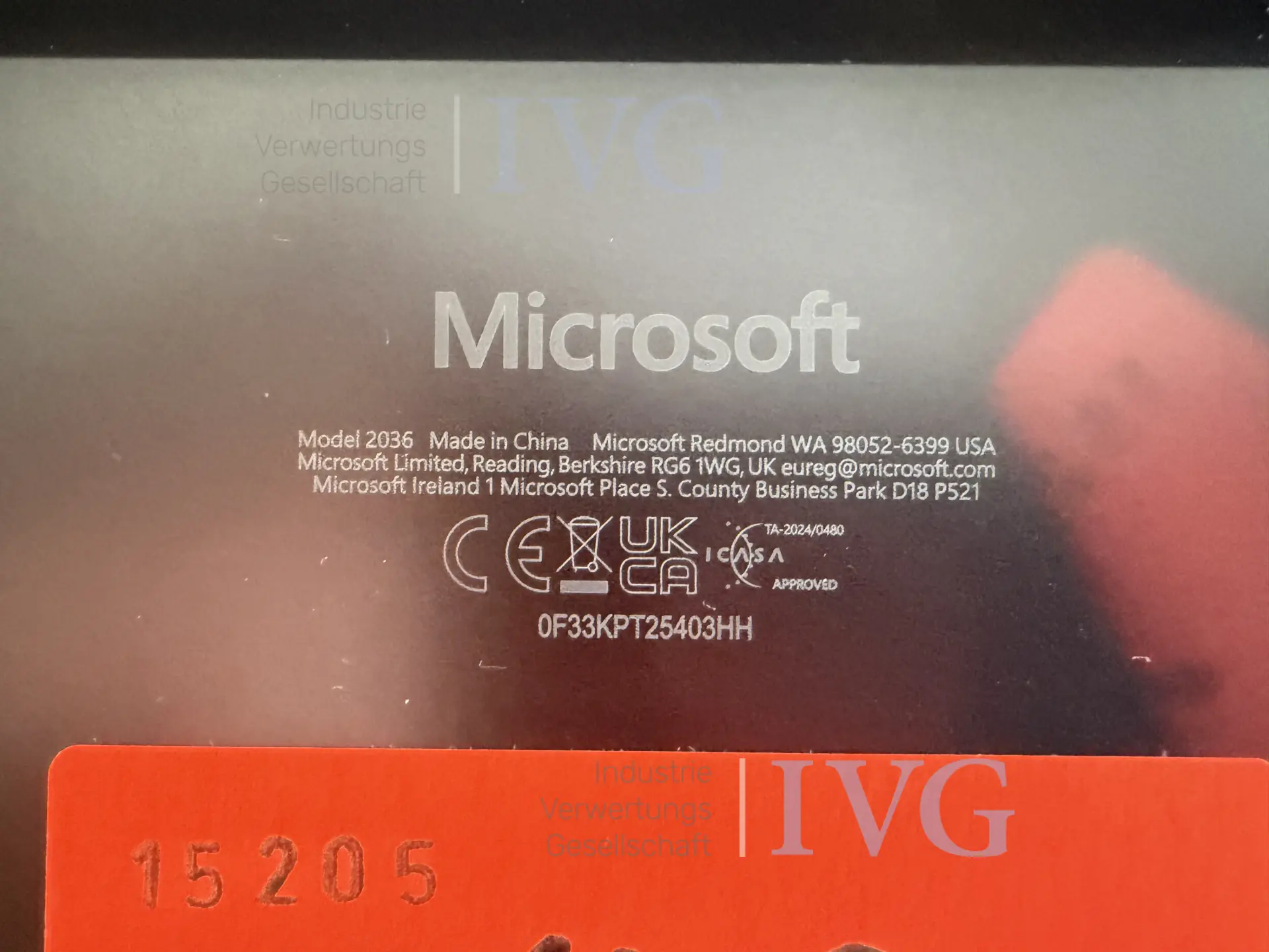 Notebook MICROSOFT Surface 2036 – foto 9 – kavel bij IVG, Bad Salzuflen