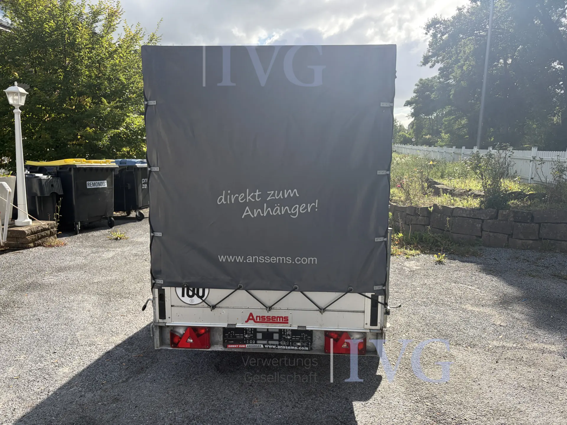 Anhänger DC Plattform ANSSEMS GTT A1 1500 – foto 6 – kavel bij IVG, Bad Salzuflen