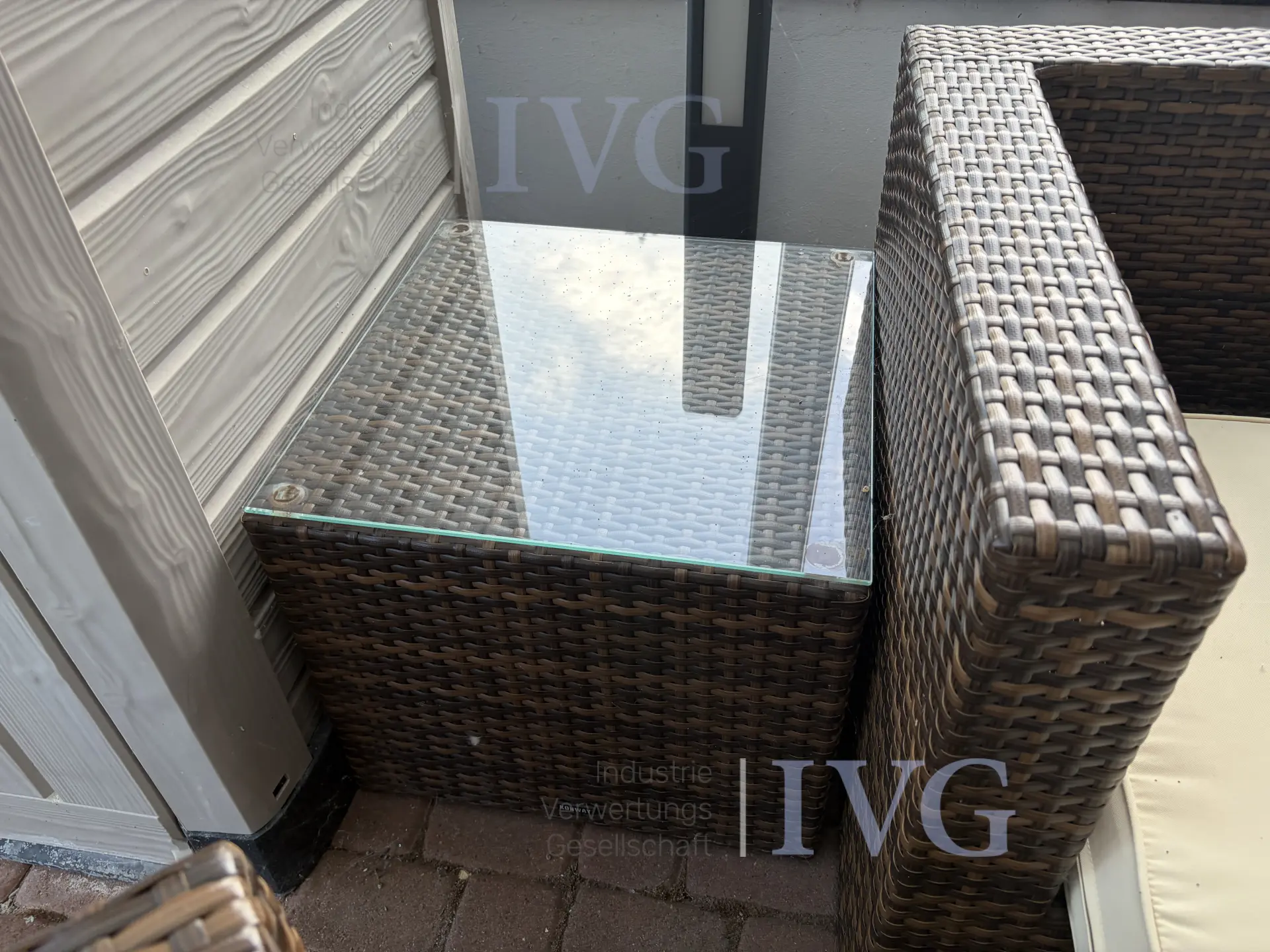 Posten Gartenmöbel (Rattanoptik) – foto 22 – kavel bij IVG, Bad Salzuflen