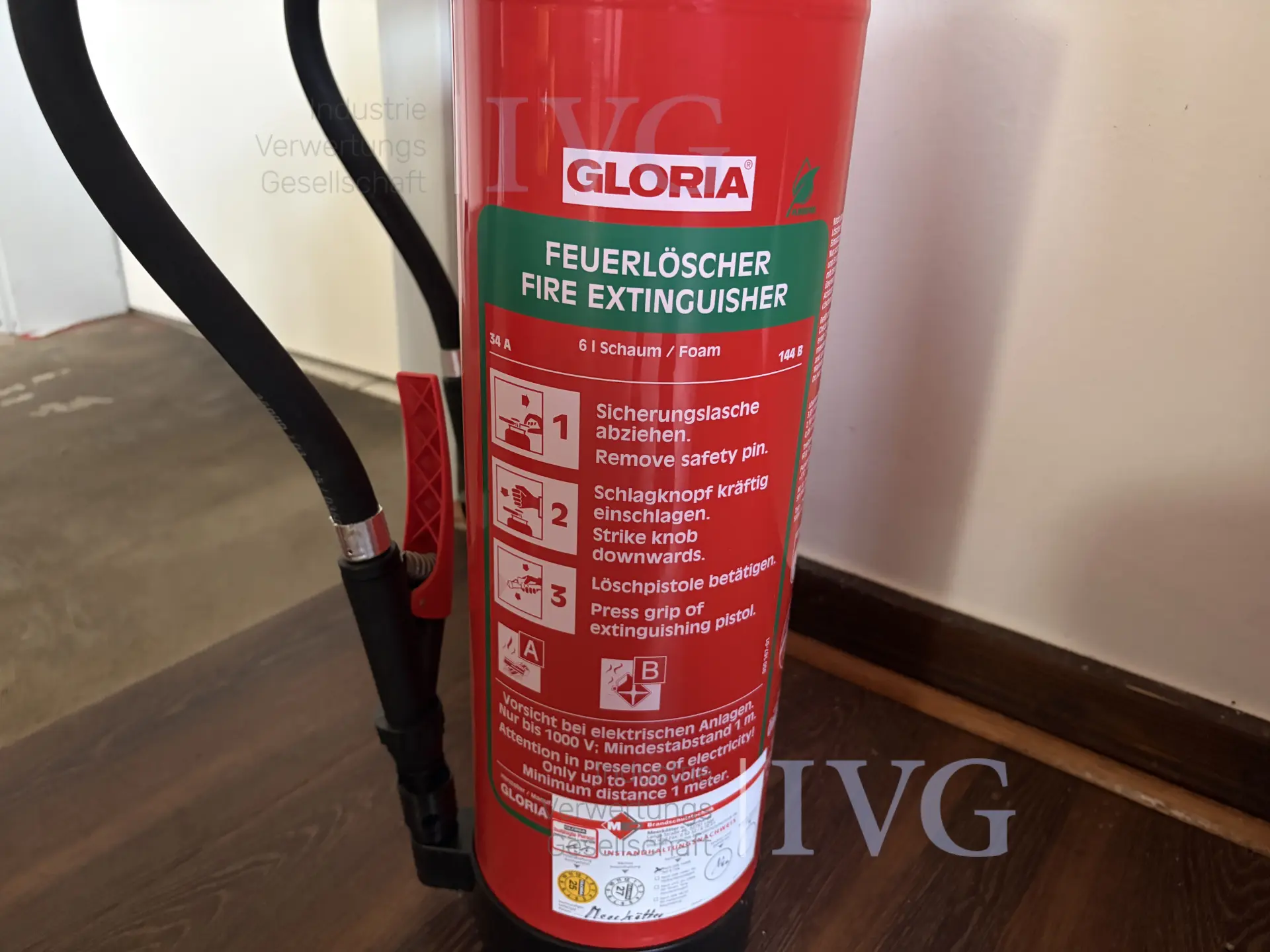 Schuimbrandblusser GLORIA 34A 144B – foto 5 – kavel bij IVG, Bad Salzuflen