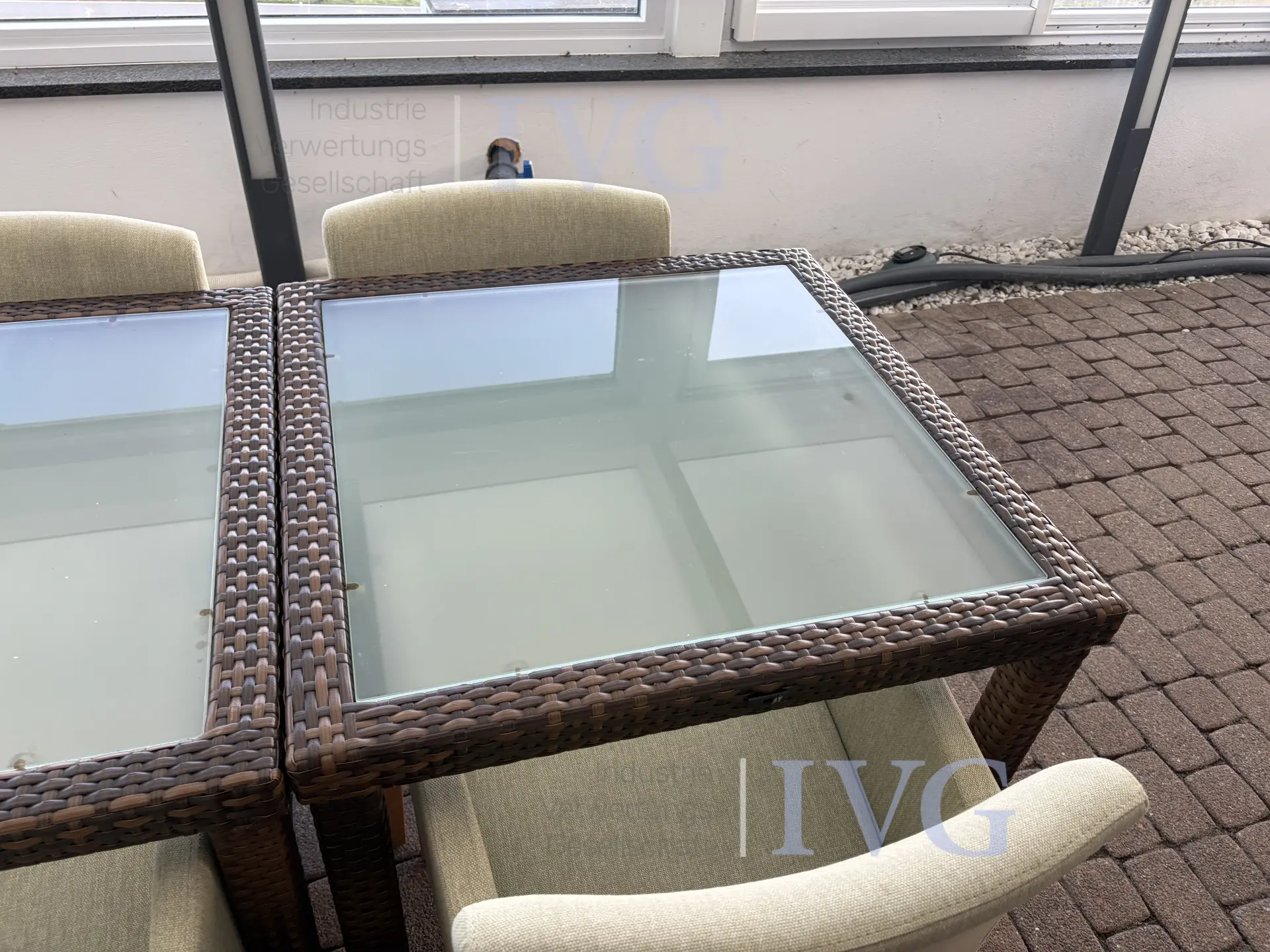 Posten Gartenmöbel (Rattanoptik) – foto 17 – kavel bij IVG, Bad Salzuflen