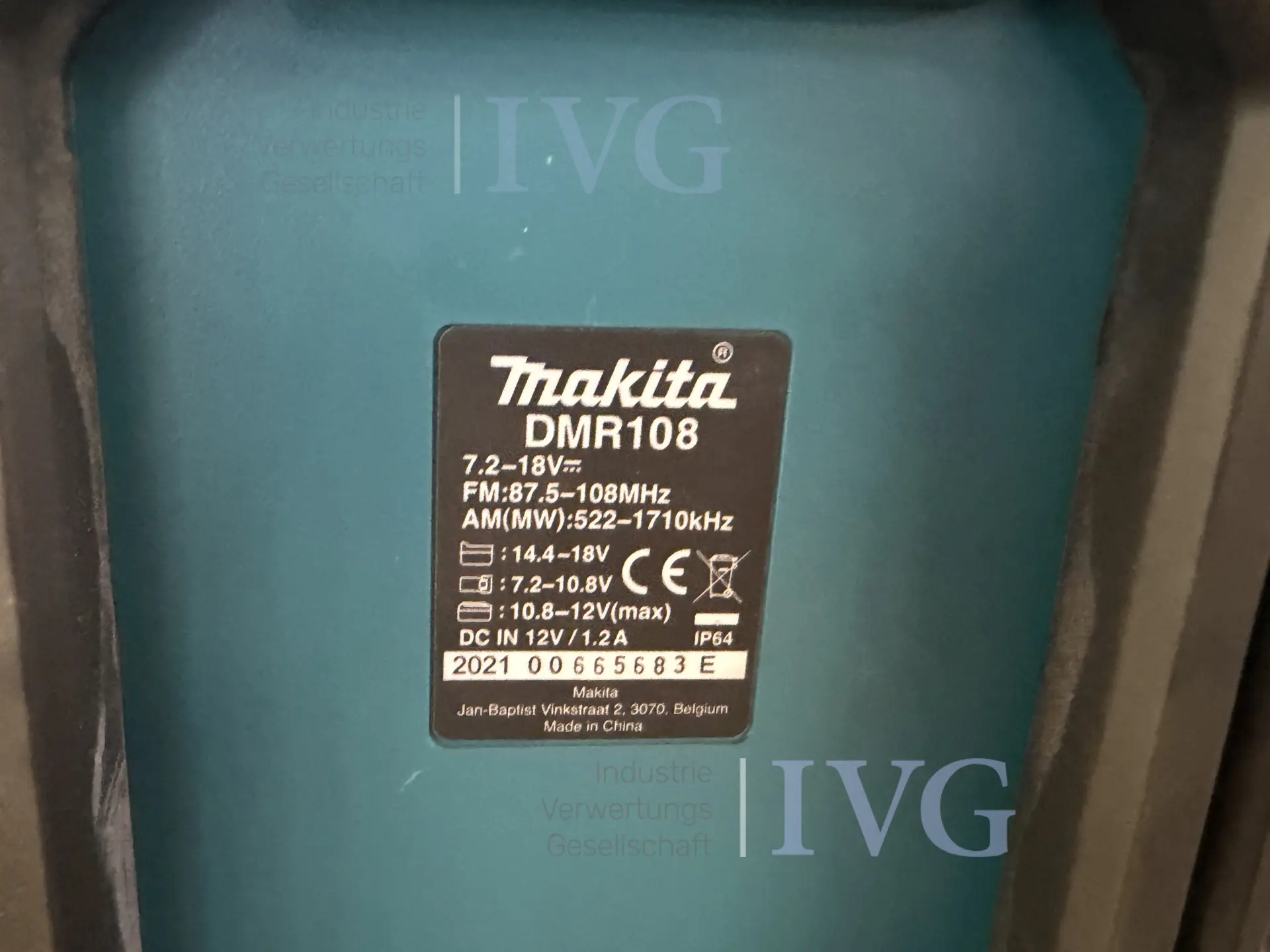 Akku-Radio MAKITA DMR 108 – foto 5 – kavel bij IVG, Gütersloh