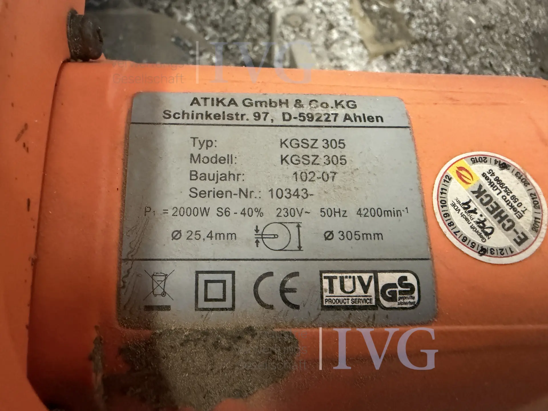 Kapp-Gehrungssäge ATIKA KGSZ 305 – foto 7 – kavel bij IVG, Nordhorn
