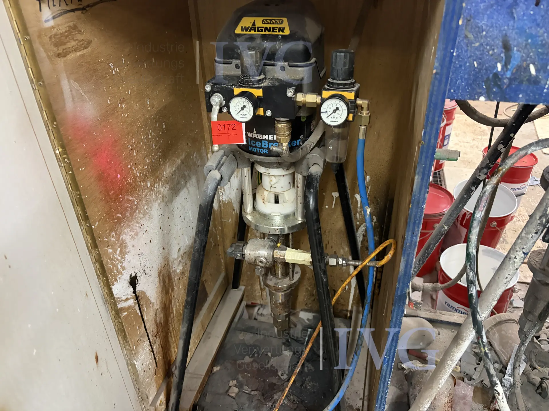 Lackier-Kolbenpumpe WAGNER Wildcat IceBreaker Motor – foto 2 – kavel bij IVG, Nordhorn