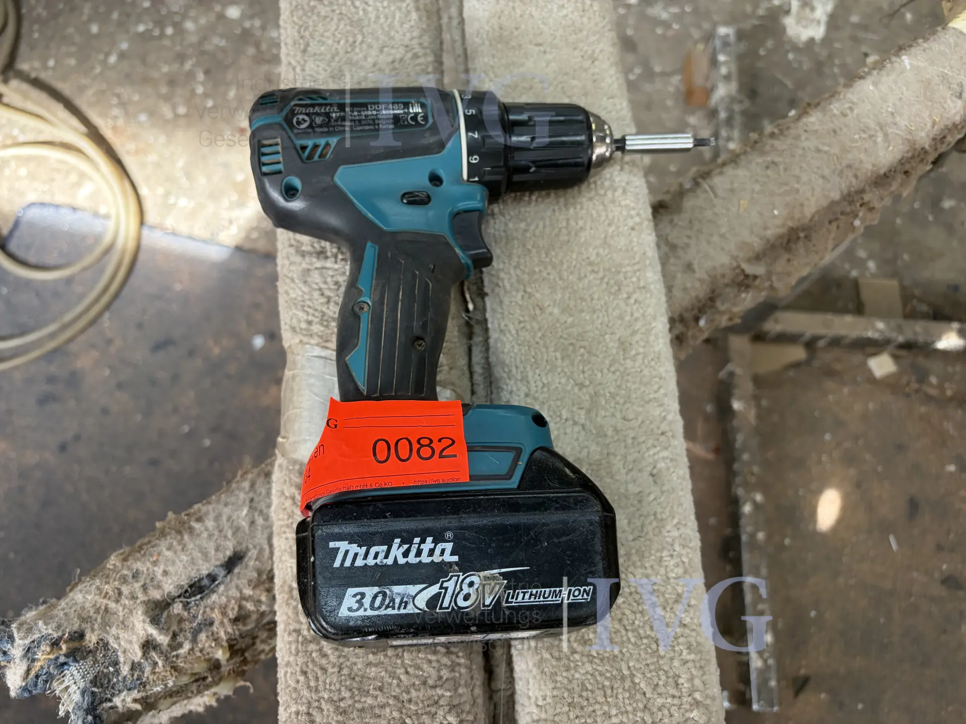 Akku-Schrauber MAKITA DDF485 – foto 2 – kavel bij IVG, Nordhorn