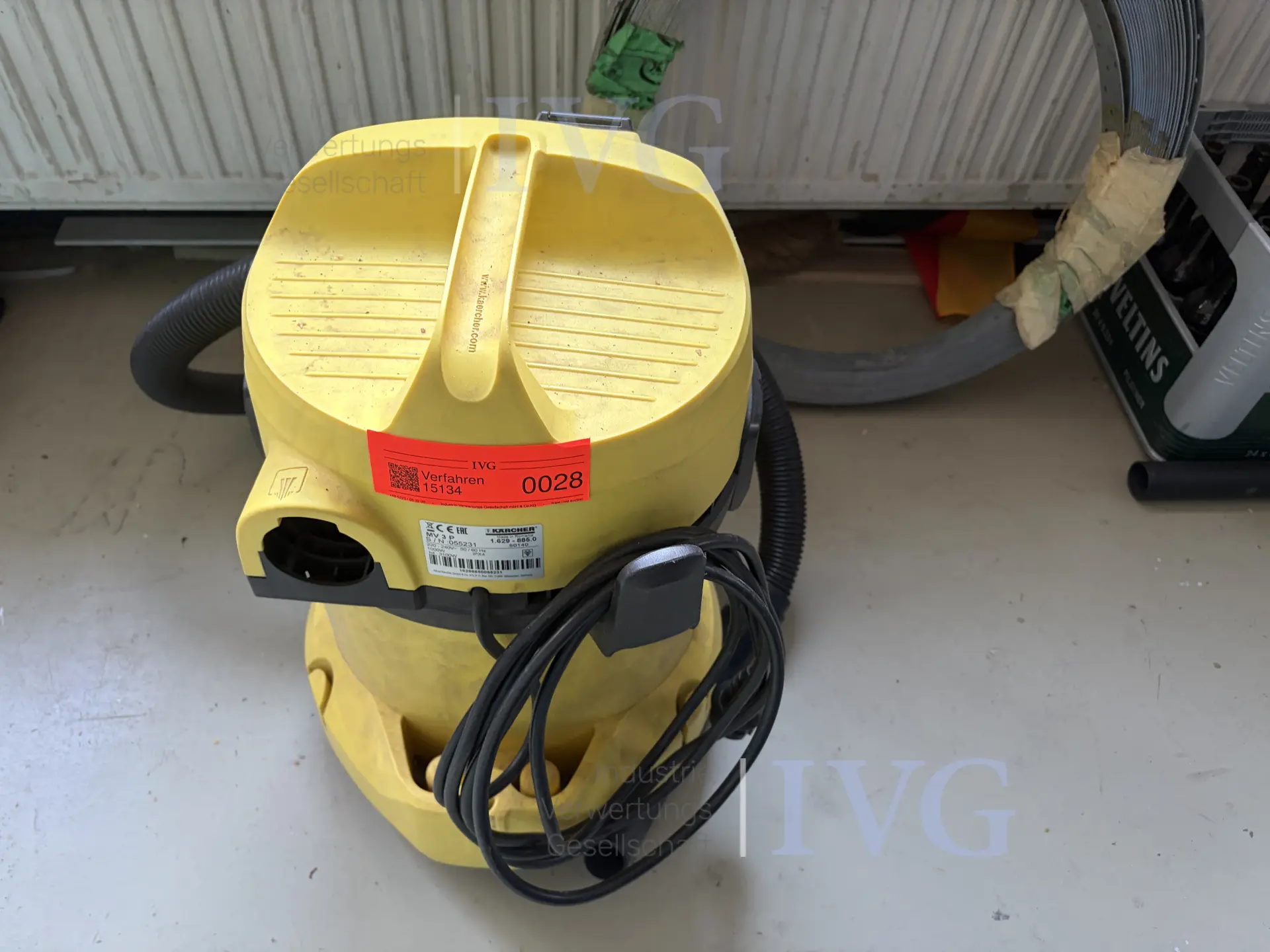 Industriesauger KÄRCHER MV 3 P – foto 3 – kavel bij IVG, Nordhorn