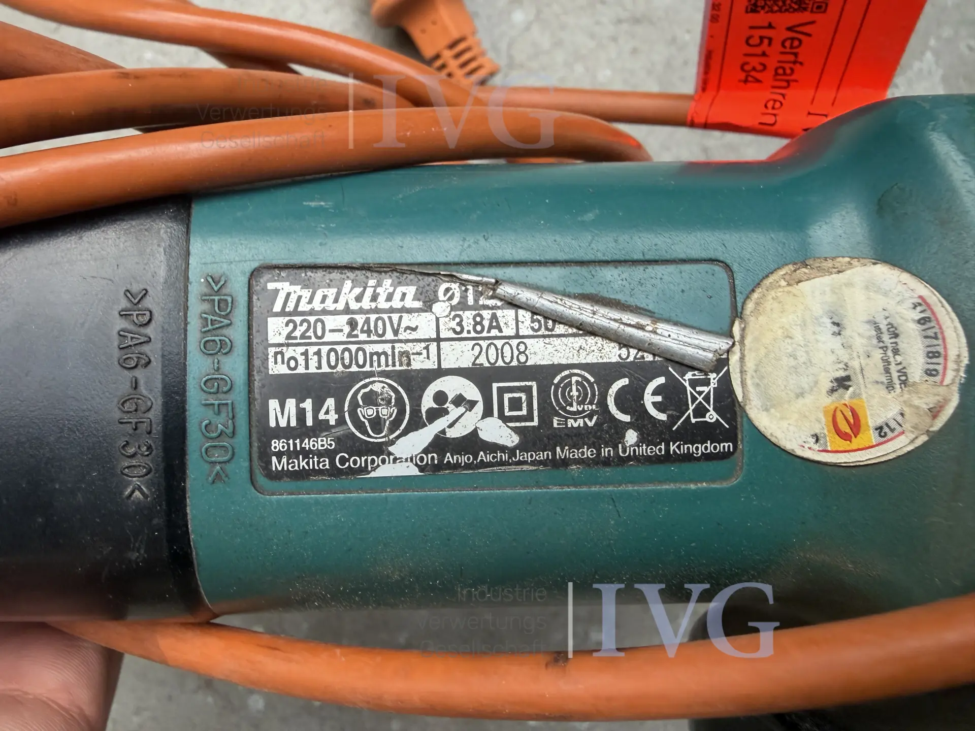 Winkelschleifer MAKITA – foto 4 – kavel bij IVG, Nordhorn