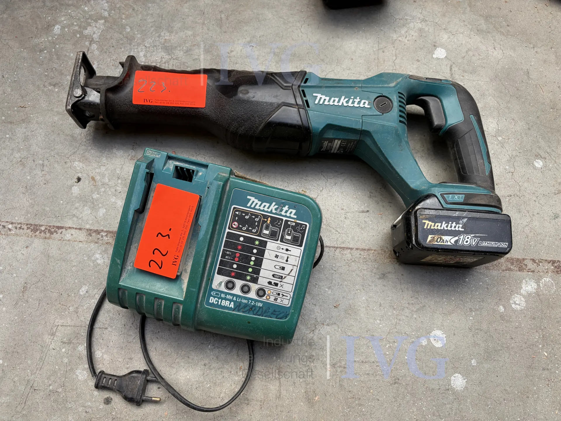 Akku-Reciprosäge MAKITA DJR186 – foto 3 – kavel bij IVG, Nordhorn
