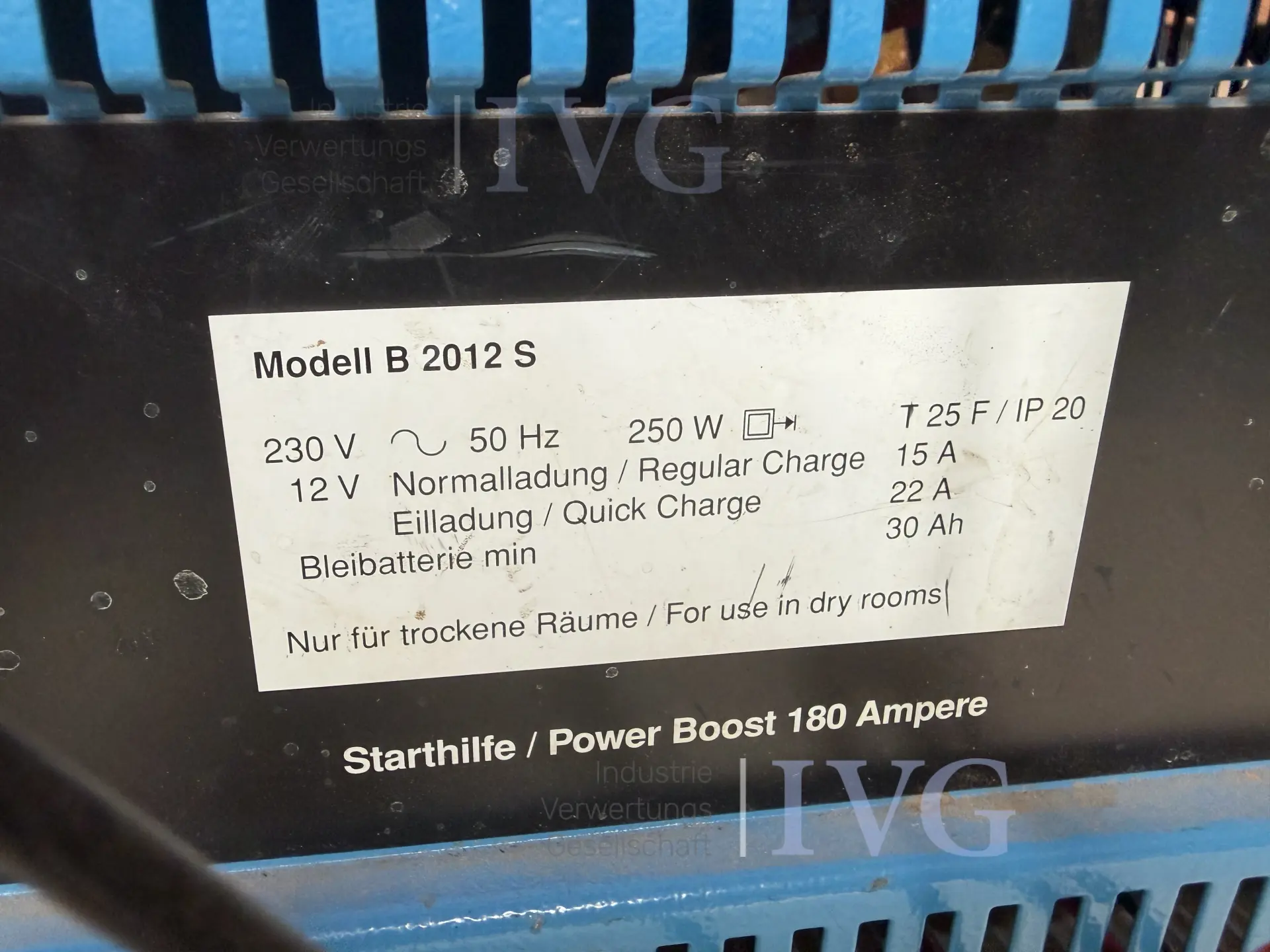 Batterieladegerät ELEKTRA BECKUM Starthilfe/Powerboost 180 A – foto 2 – kavel bij IVG, Nordhorn