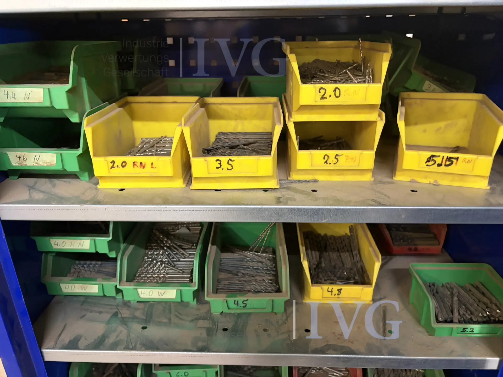 Stahl-Schrank (blau) – foto 3 – kavel bij IVG, Nordhorn