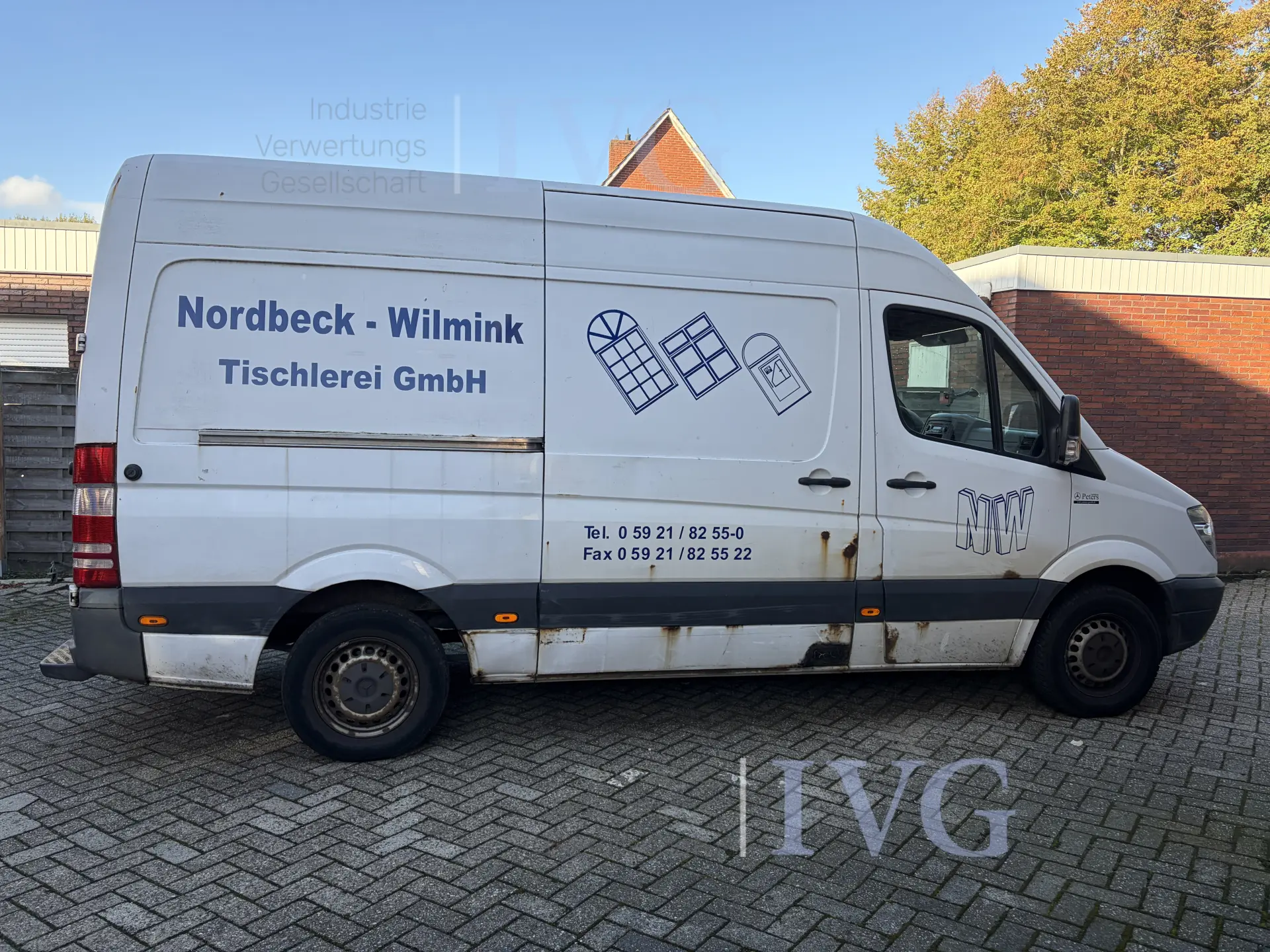 Lkw geschlossener Kasten MERCEDES-BENZ Sprinter 213 CDI – foto 3 – kavel bij IVG, Nordhorn