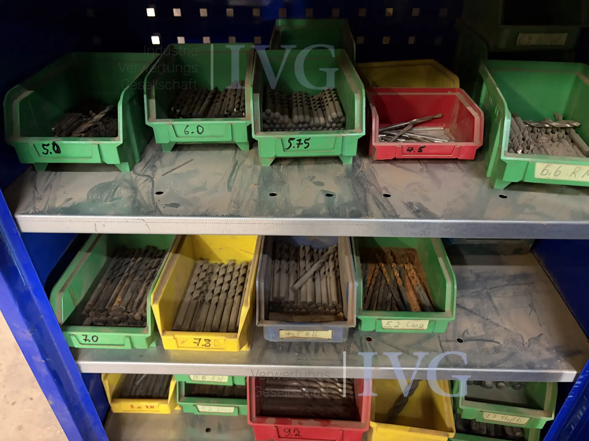 Stahl-Schrank (blau) – foto 6 – kavel bij IVG, Nordhorn