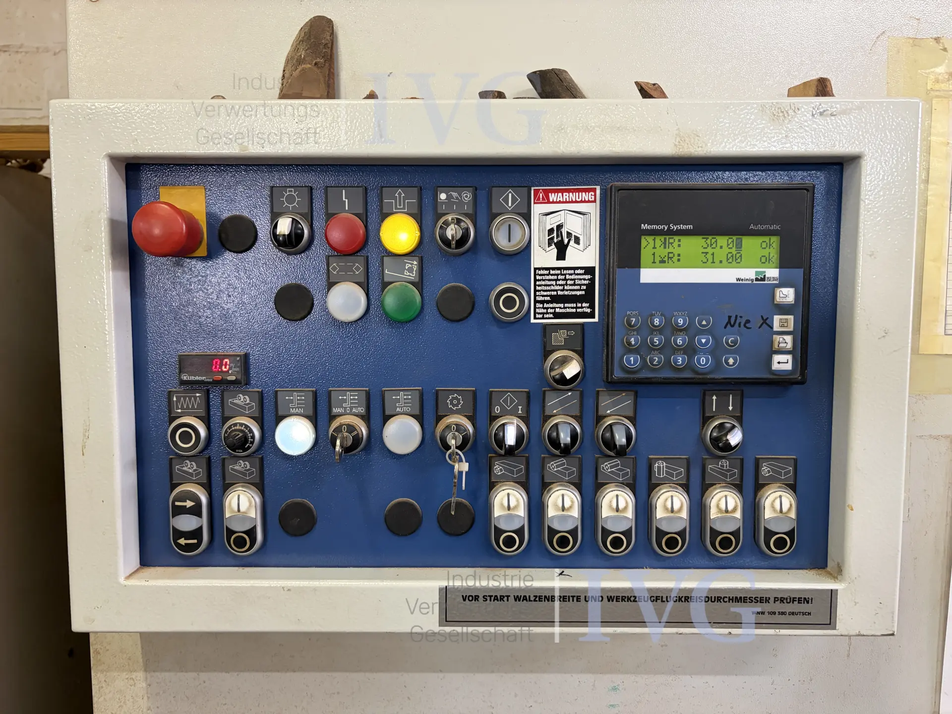 4-Seiten-Hobel WEINIG Powermat 500 – foto 4 – kavel bij IVG, Nordhorn