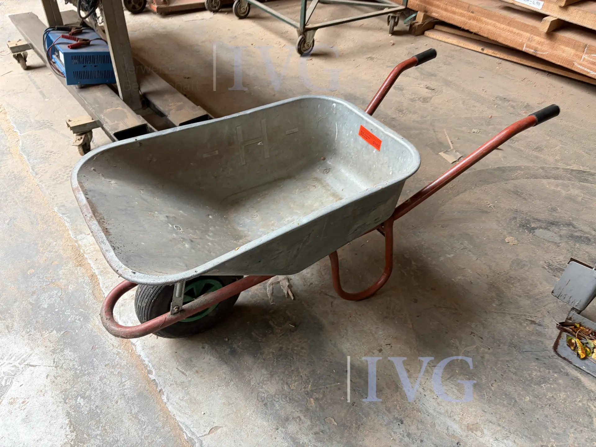kruiwagen – kavel bij IVG, Nordhorn