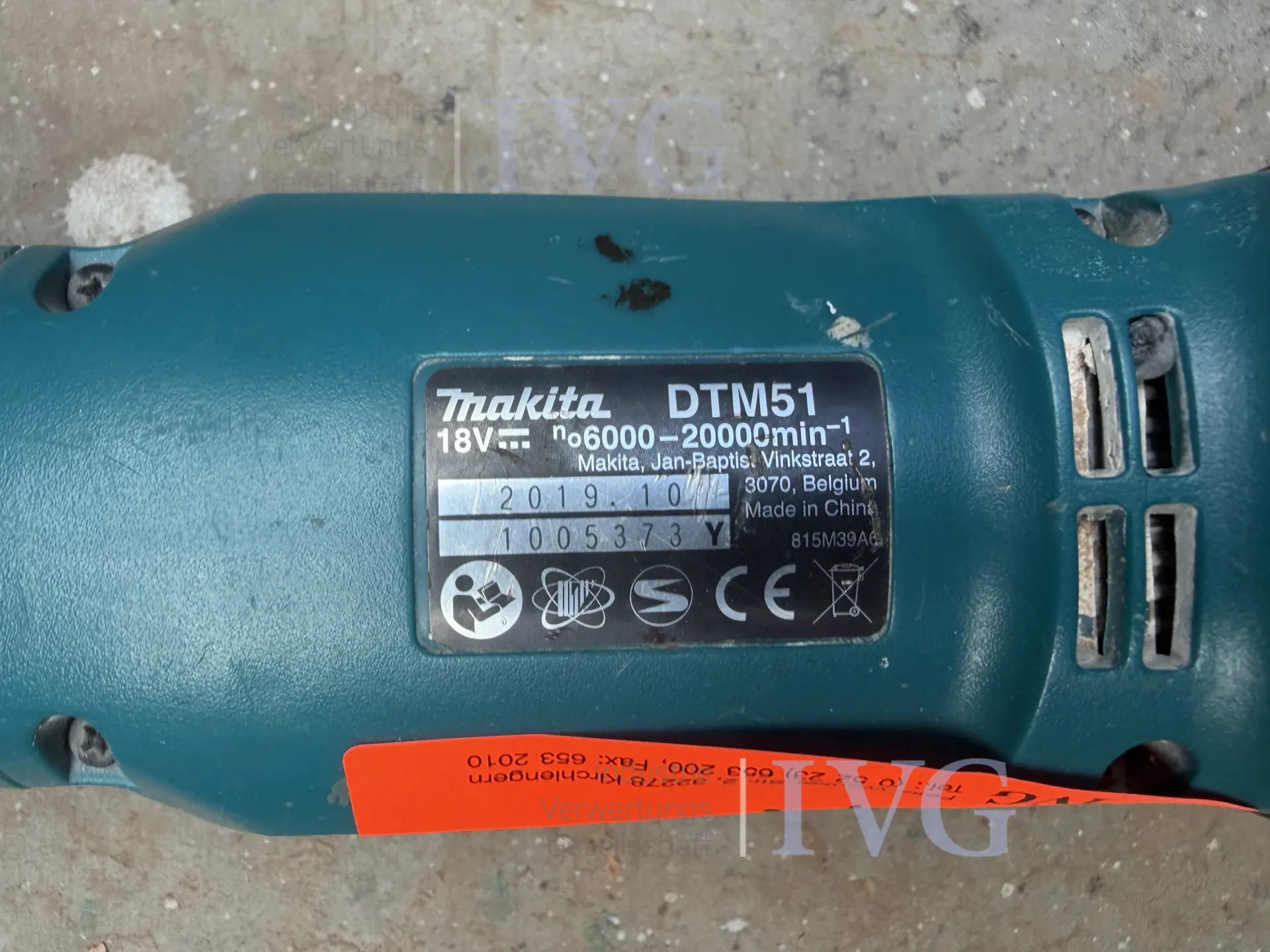Akku-Multischleifer MAKITA DTM51 – foto 2 – kavel bij IVG, Nordhorn