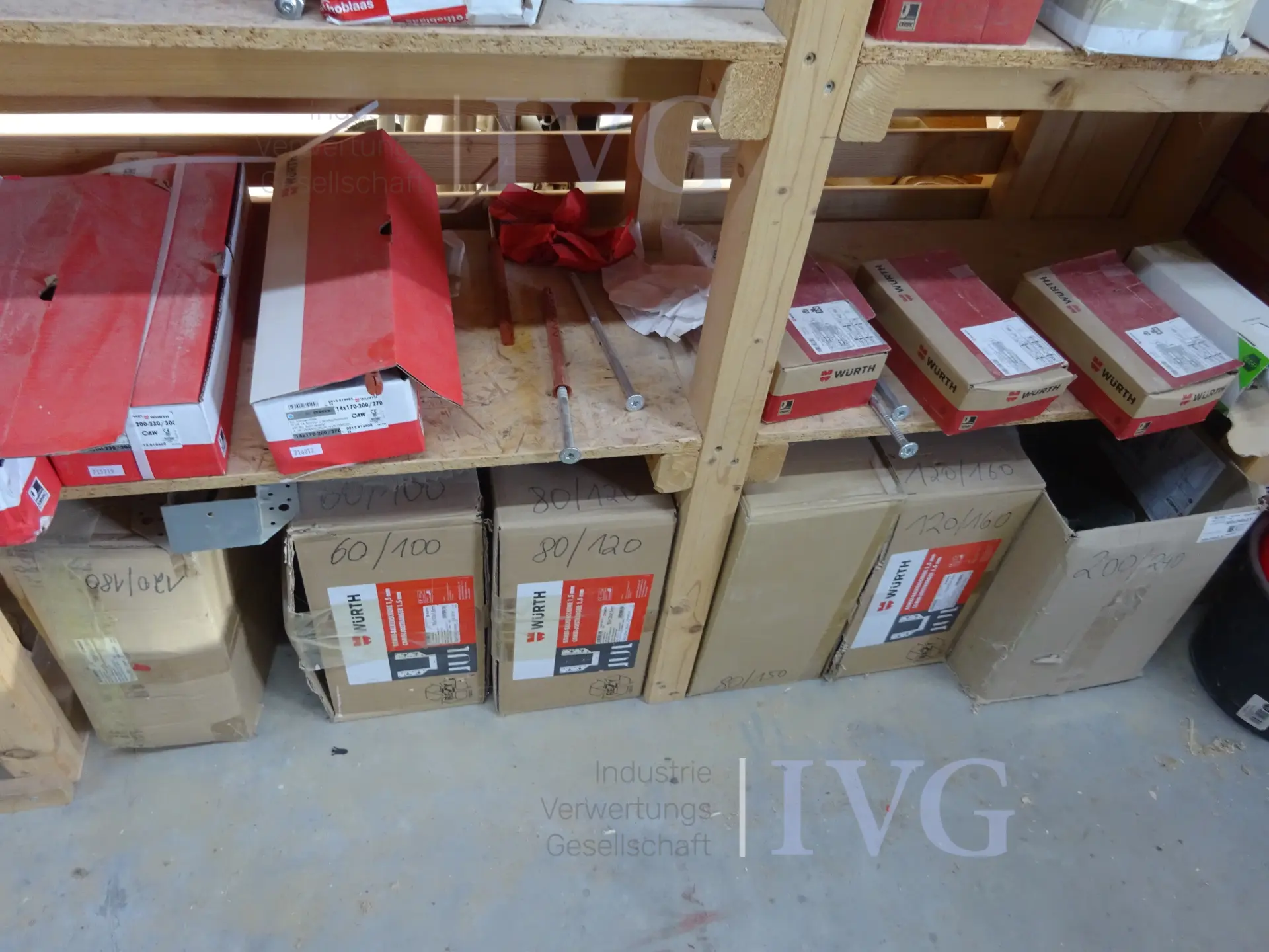 Partij DIN- en genormaliseerde onderdelen WÜRTH – foto 4 – kavel bij IVG, Seulingen