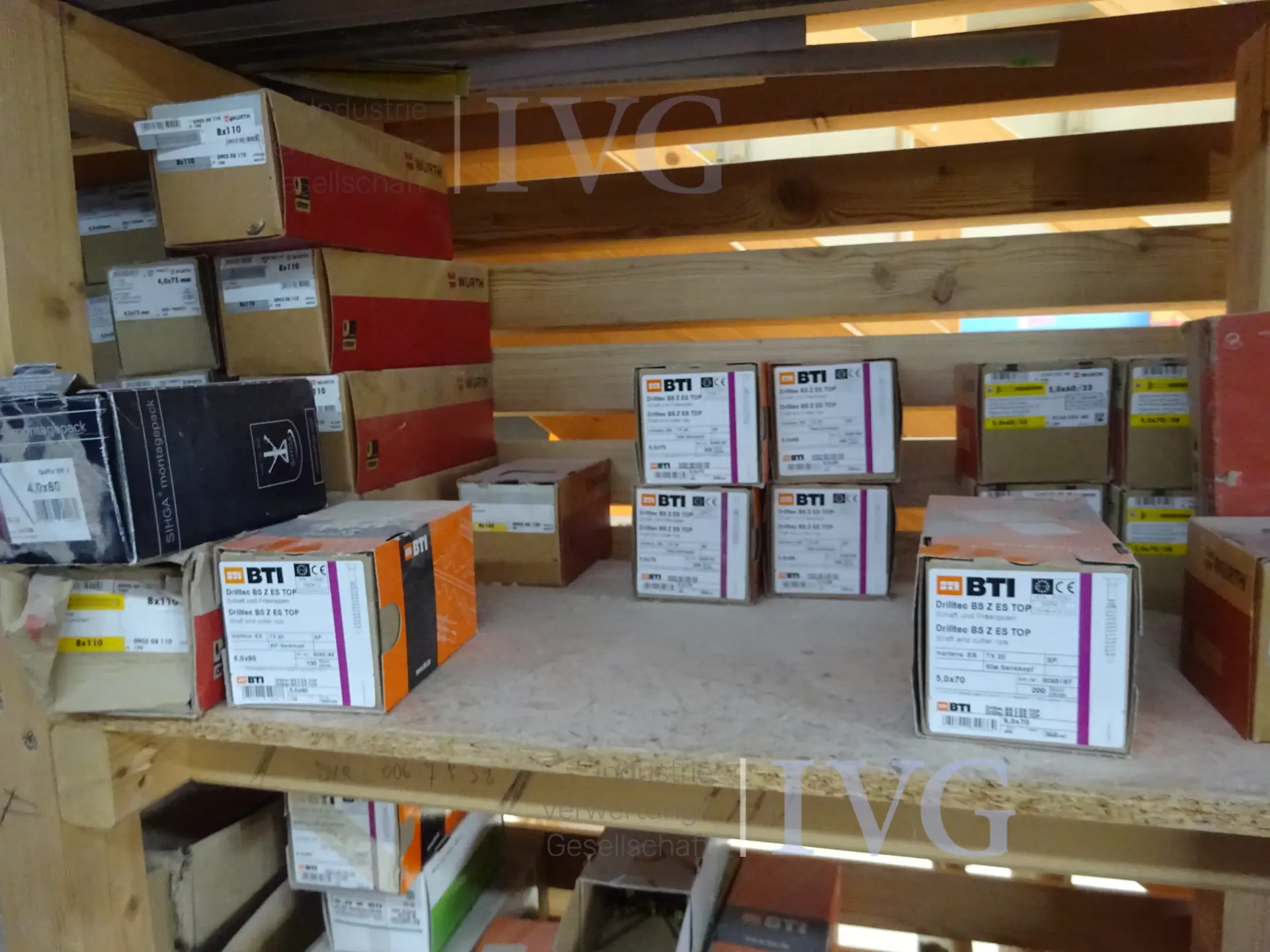 Partij DIN- en genormaliseerde onderdelen WÜRTH – foto 5 – kavel bij IVG, Seulingen