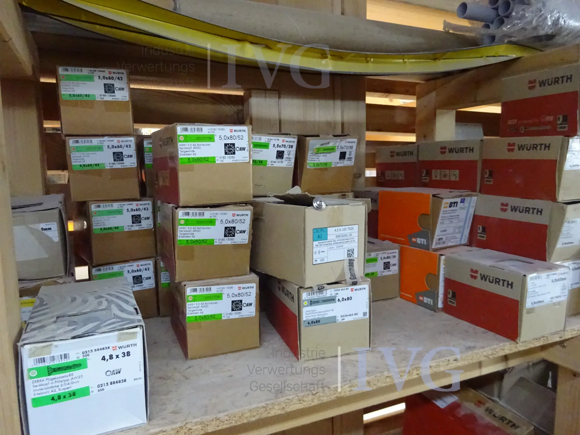 Partij DIN- en genormaliseerde onderdelen WÜRTH – foto 9 – kavel bij IVG, Seulingen