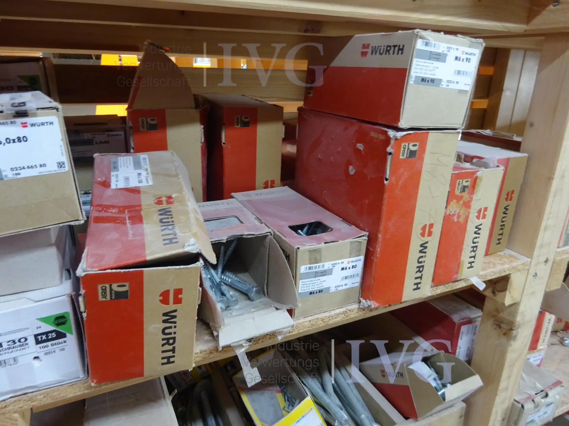Partij DIN- en genormaliseerde onderdelen WÜRTH – foto 7 – kavel bij IVG, Seulingen