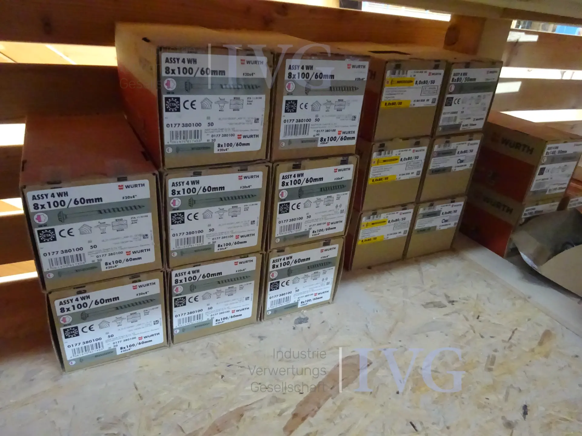 Partij DIN- en genormaliseerde onderdelen WÜRTH – foto 2 – kavel bij IVG, Seulingen