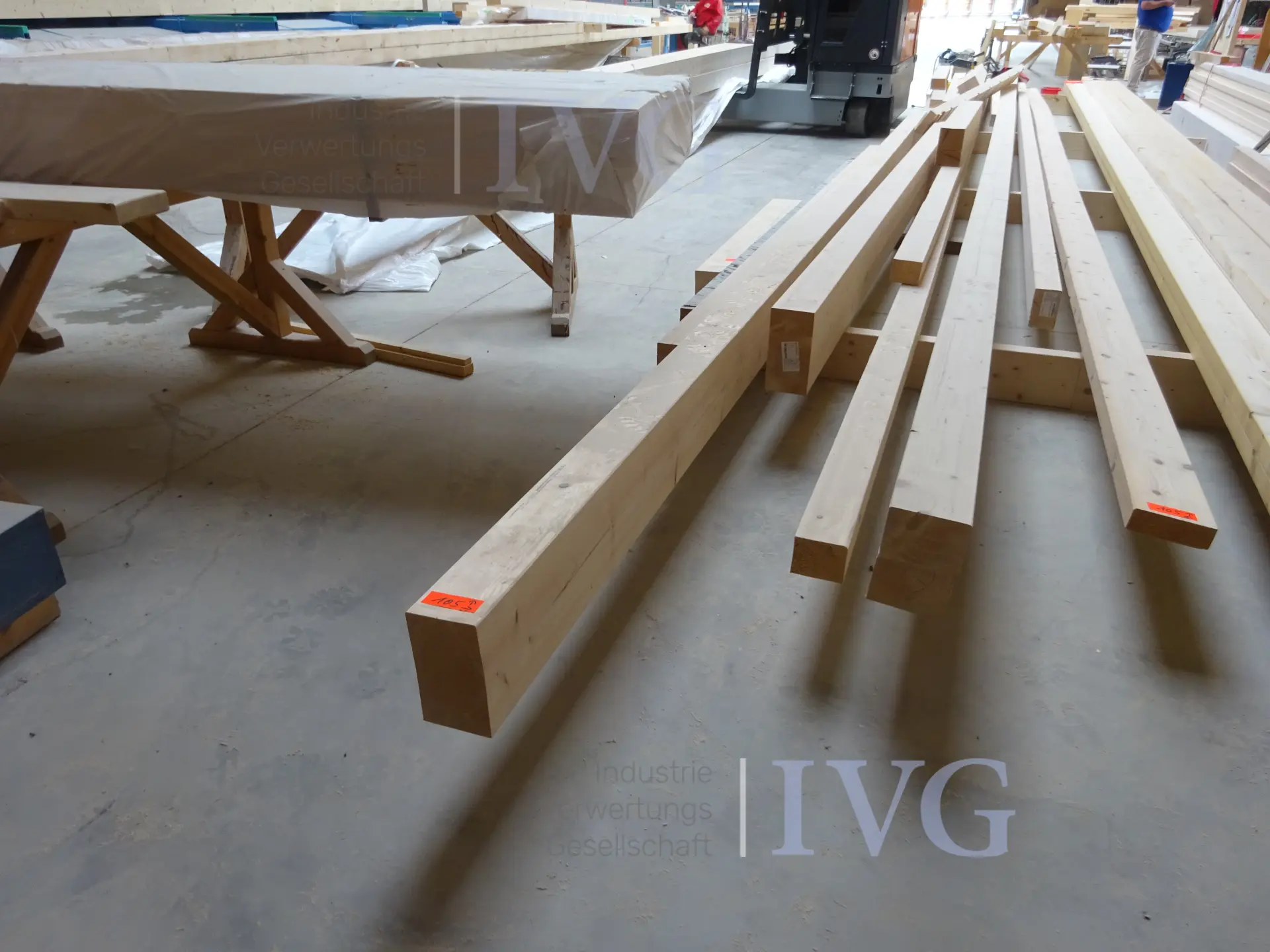 Posten Bau- und Konstruktionsholz – foto 2 – kavel bij IVG, Seulingen