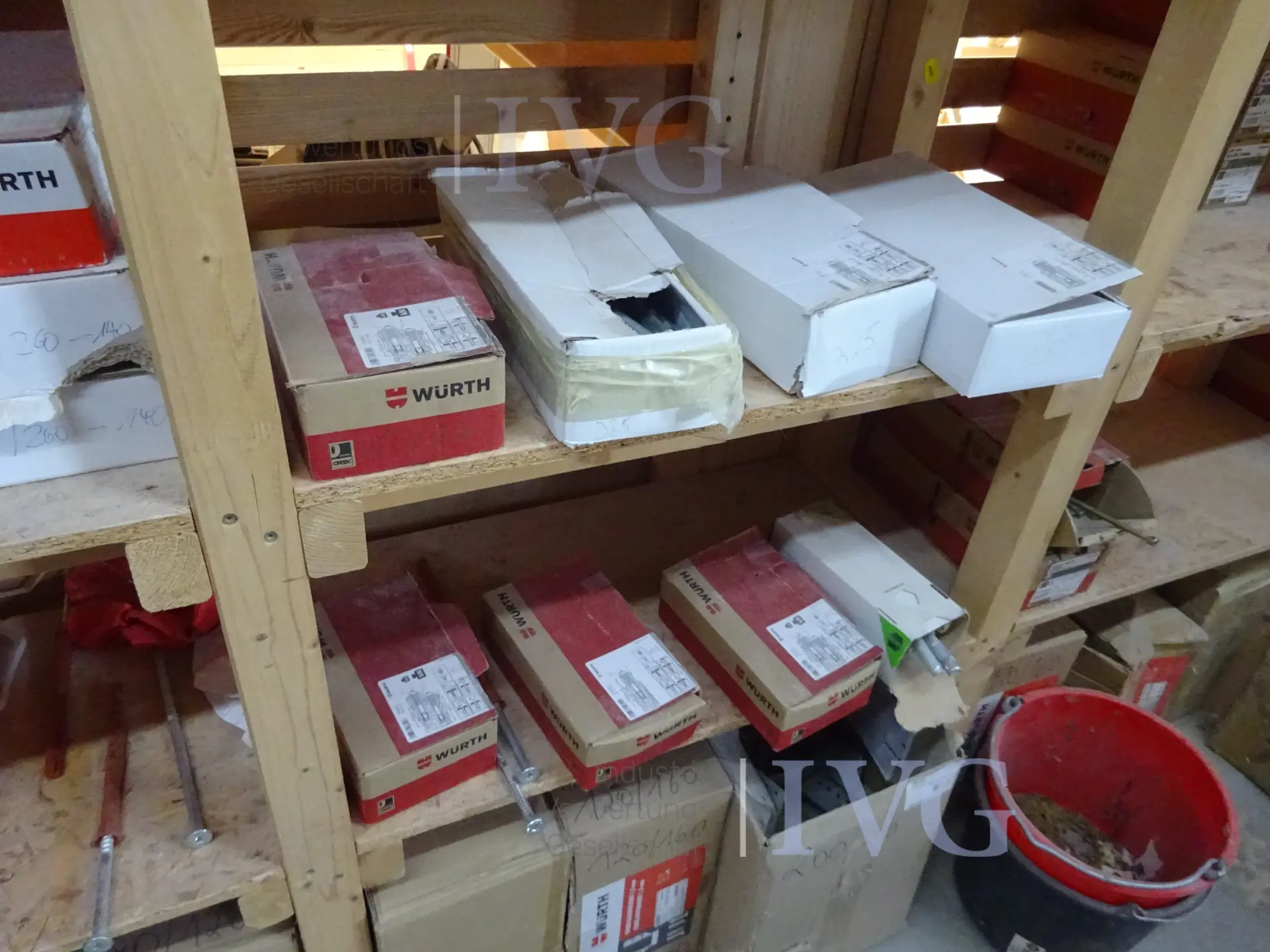 Partij DIN- en genormaliseerde onderdelen WÜRTH – foto 3 – kavel bij IVG, Seulingen