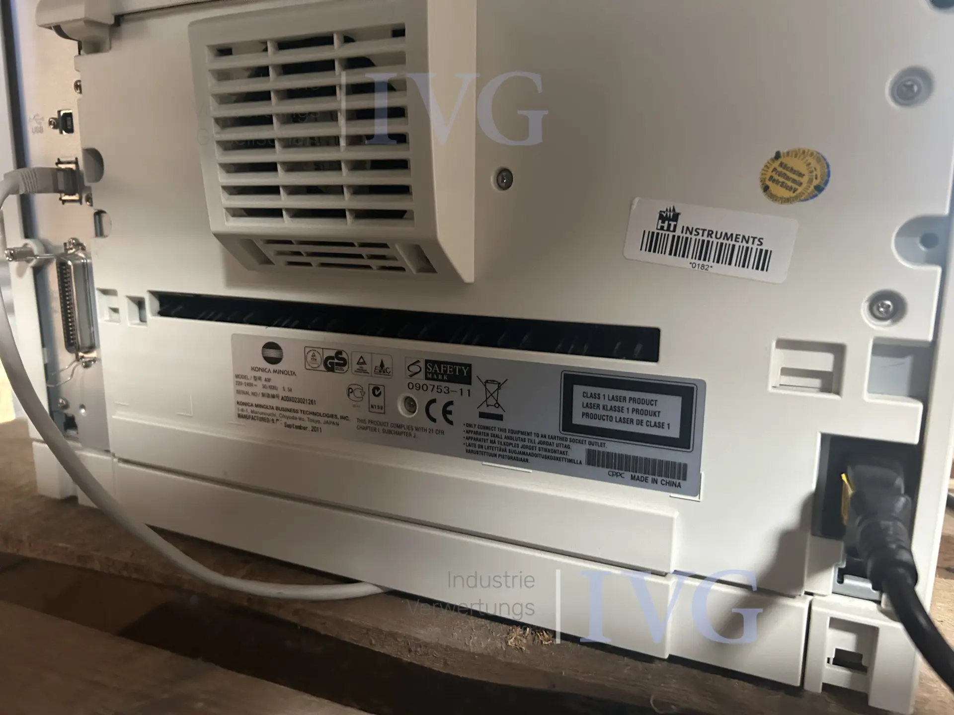 Drucker KONICA MINOLTA bizhub 400 – foto 4 – kavel bij IVG, Kirchlengern