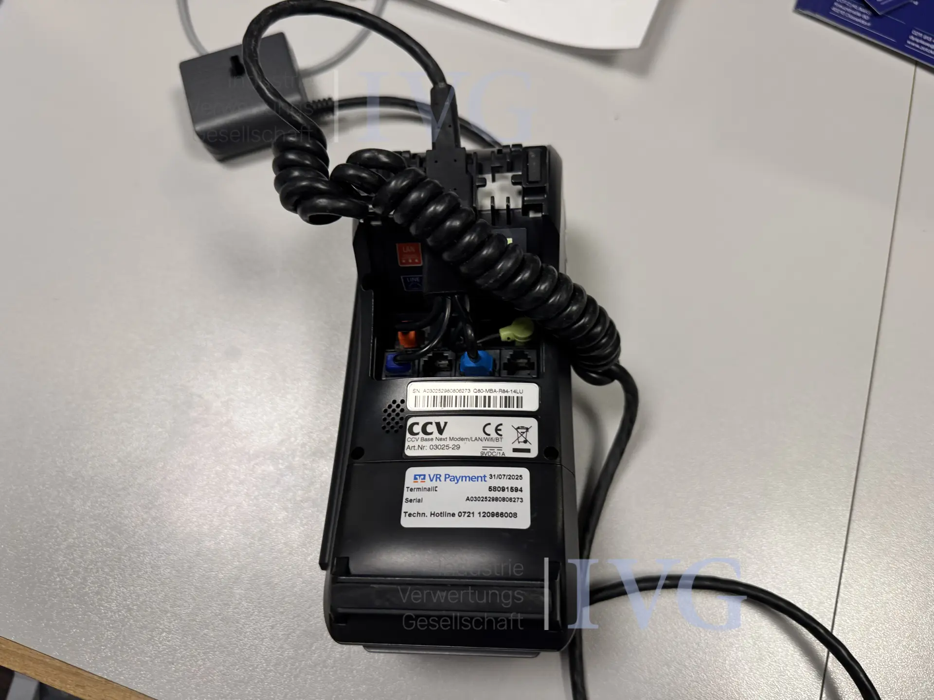 EC-kaartlezer – foto 2 – kavel bij IVG, Düsseldorf