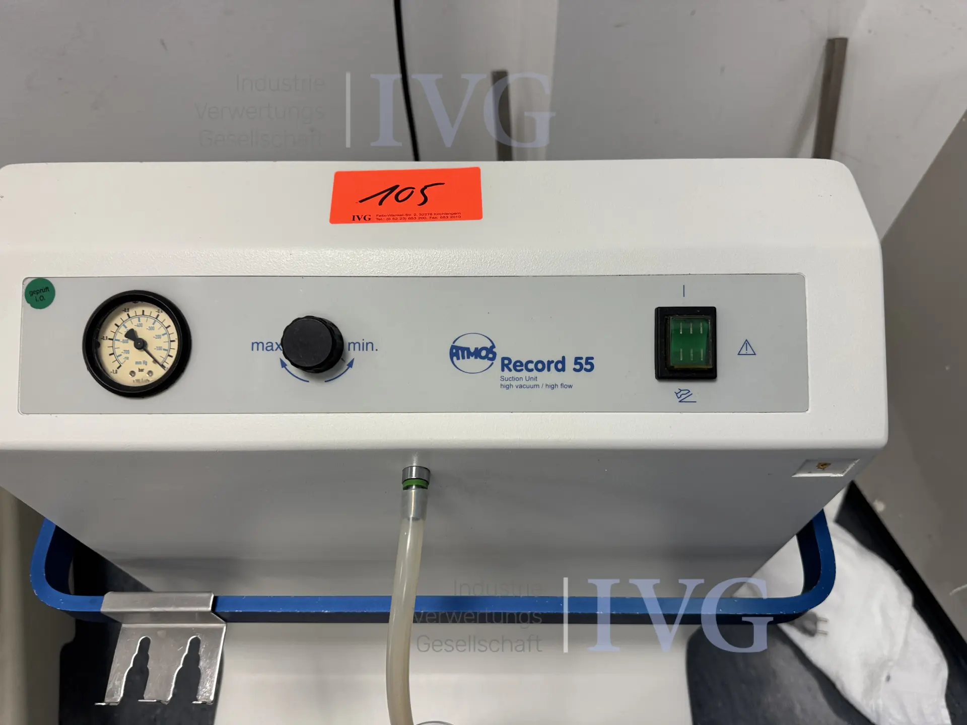 mobile Absaugung ATMOS Record 55 – foto 2 – kavel bij IVG, Düsseldorf