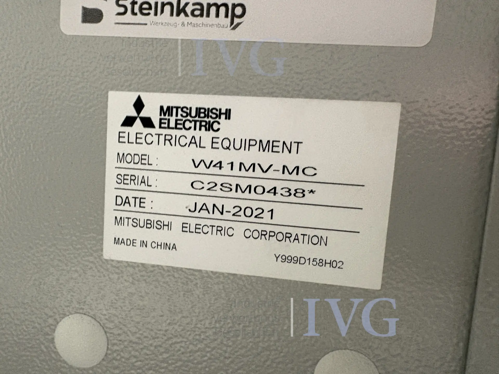 Draht-Erodiermaschine MITSUBISHI ELECTRIC MV2400S – foto 16 – kavel bij IVG, Espelkamp