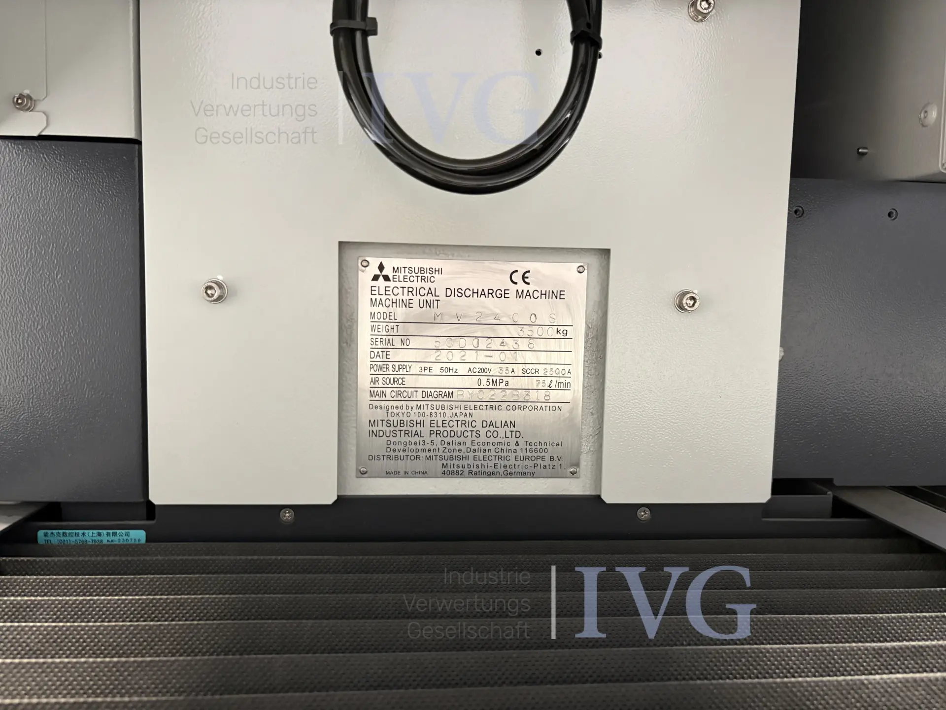 Draht-Erodiermaschine MITSUBISHI ELECTRIC MV2400S – foto 15 – kavel bij IVG, Espelkamp